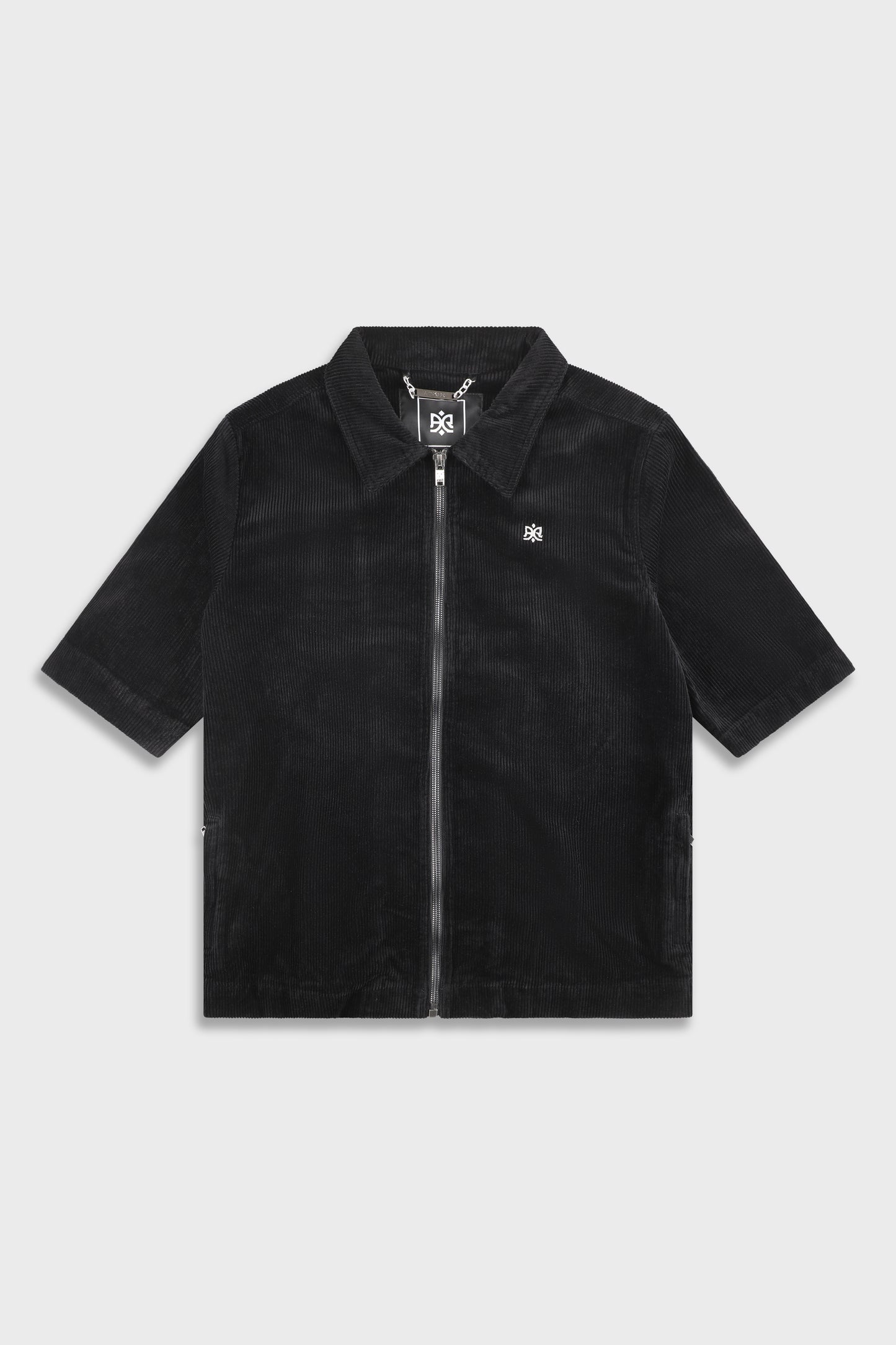 Wash Corduroy 708 Black Short Jacket
