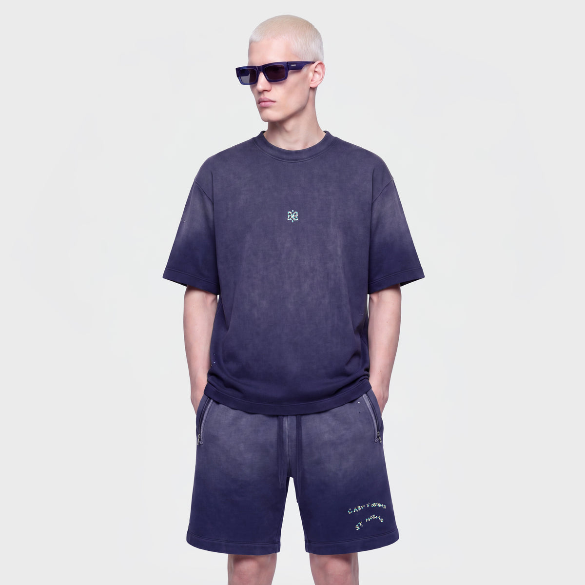 Cotton Wash 1108 Navy T-Shirt