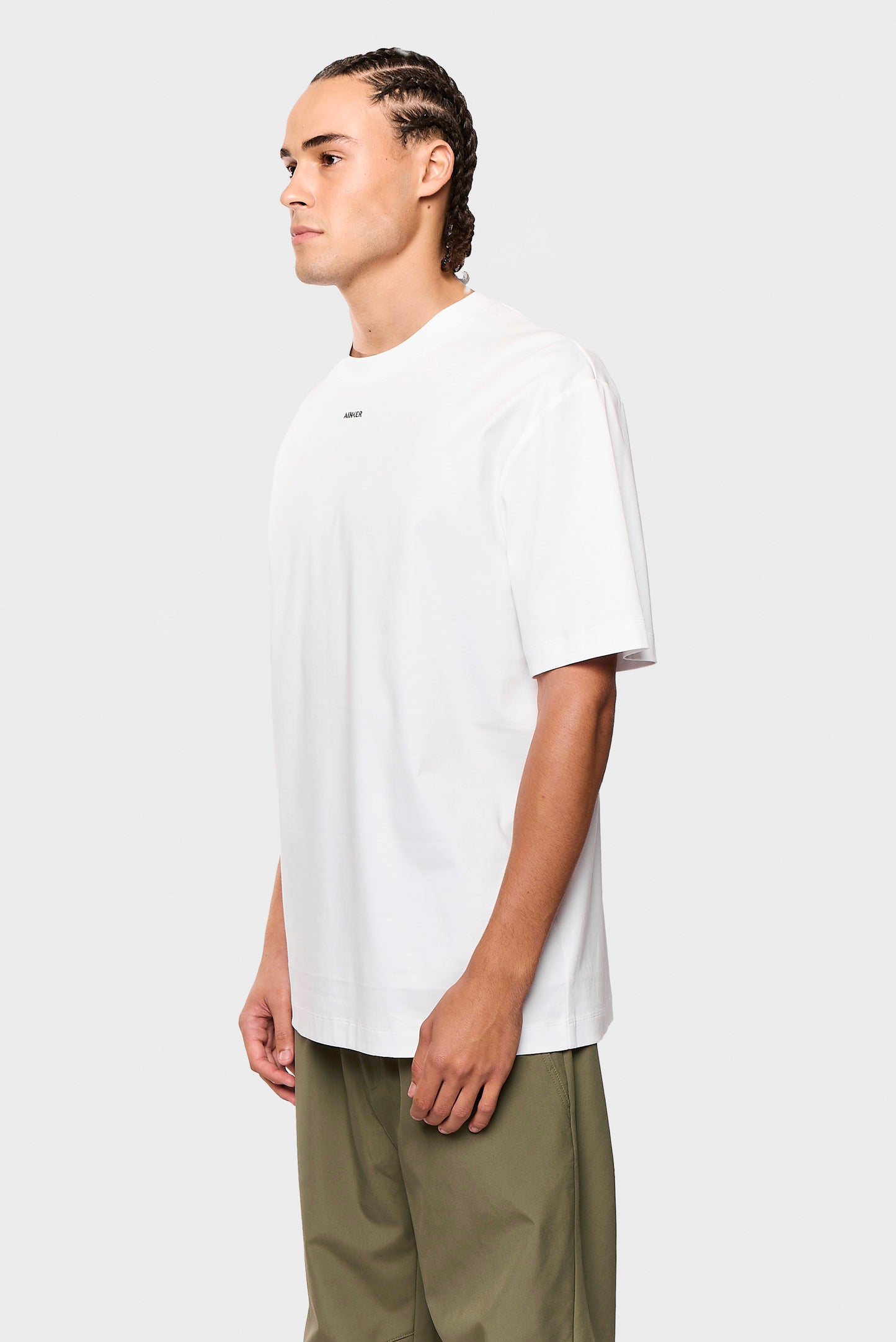 Mercerized 546 White T-Shirt