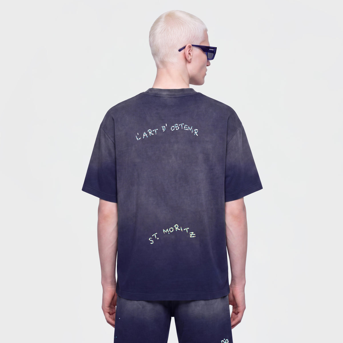 Cotton Wash 1108 Navy T-Shirt