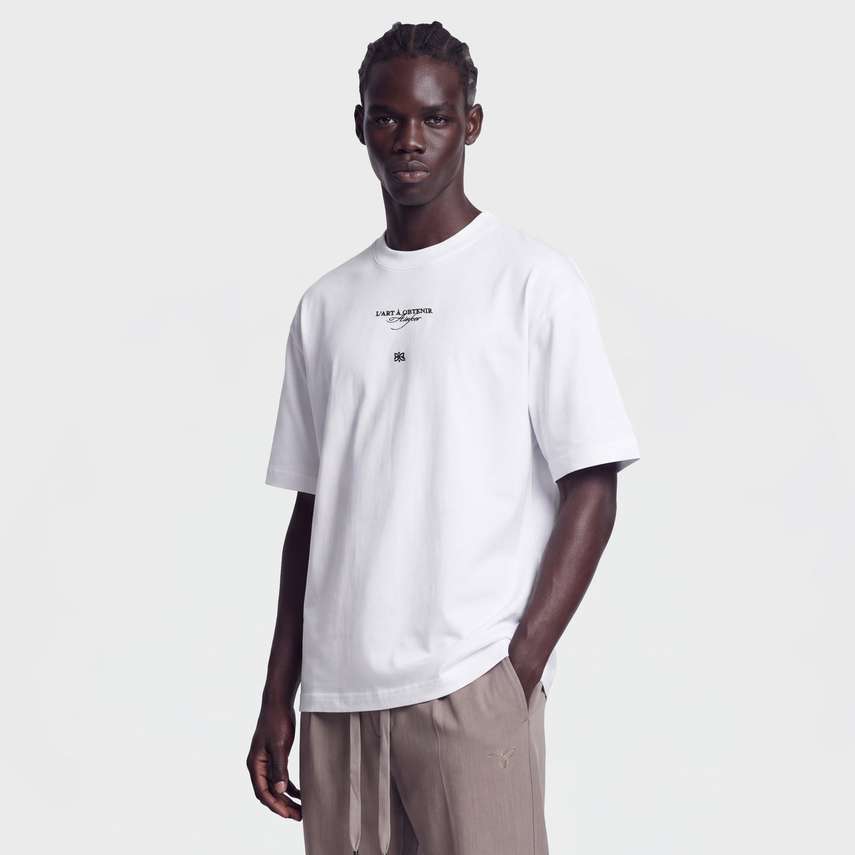 Mercerized 1019 White T-Shirt