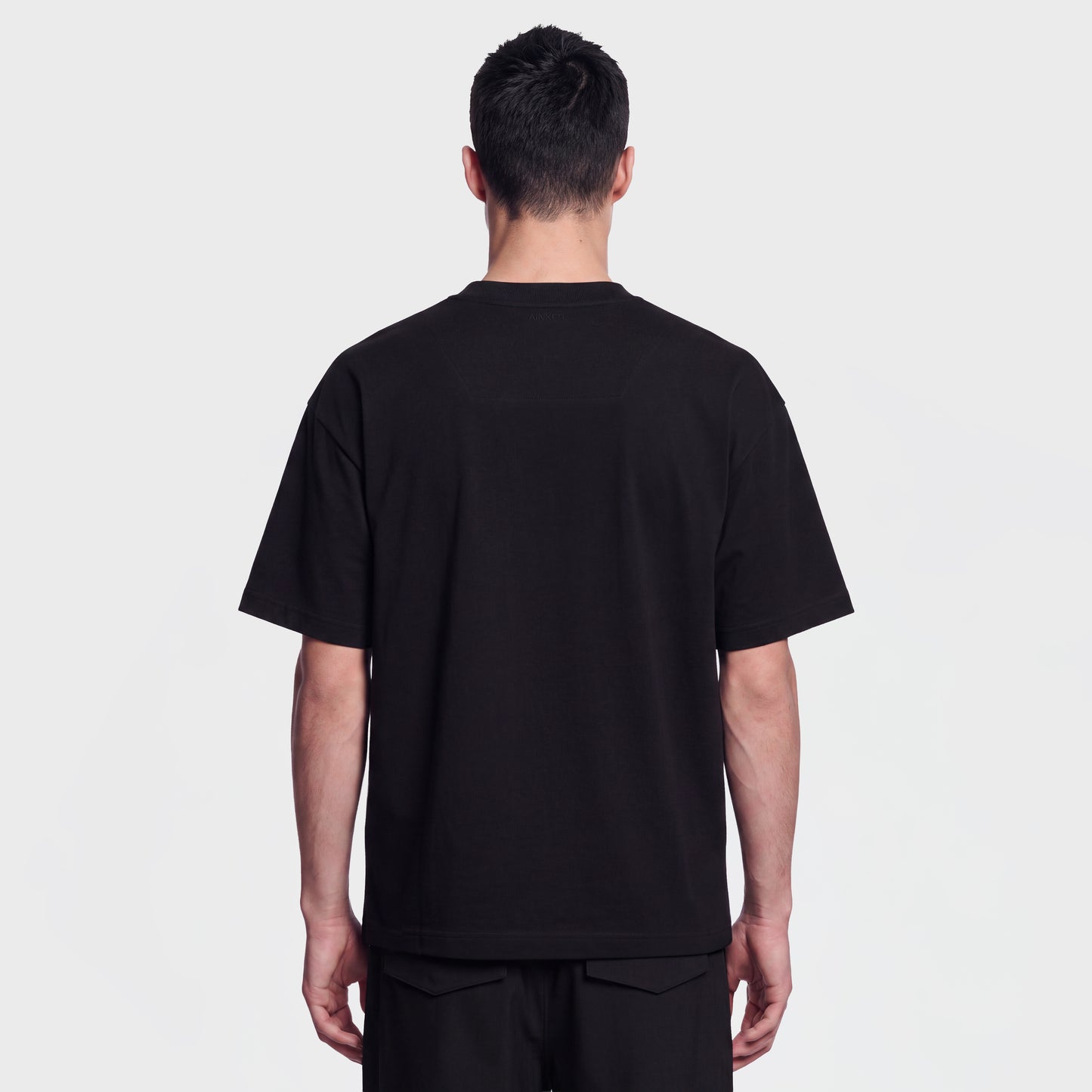 Mercerized 1008 Black T-Shirt