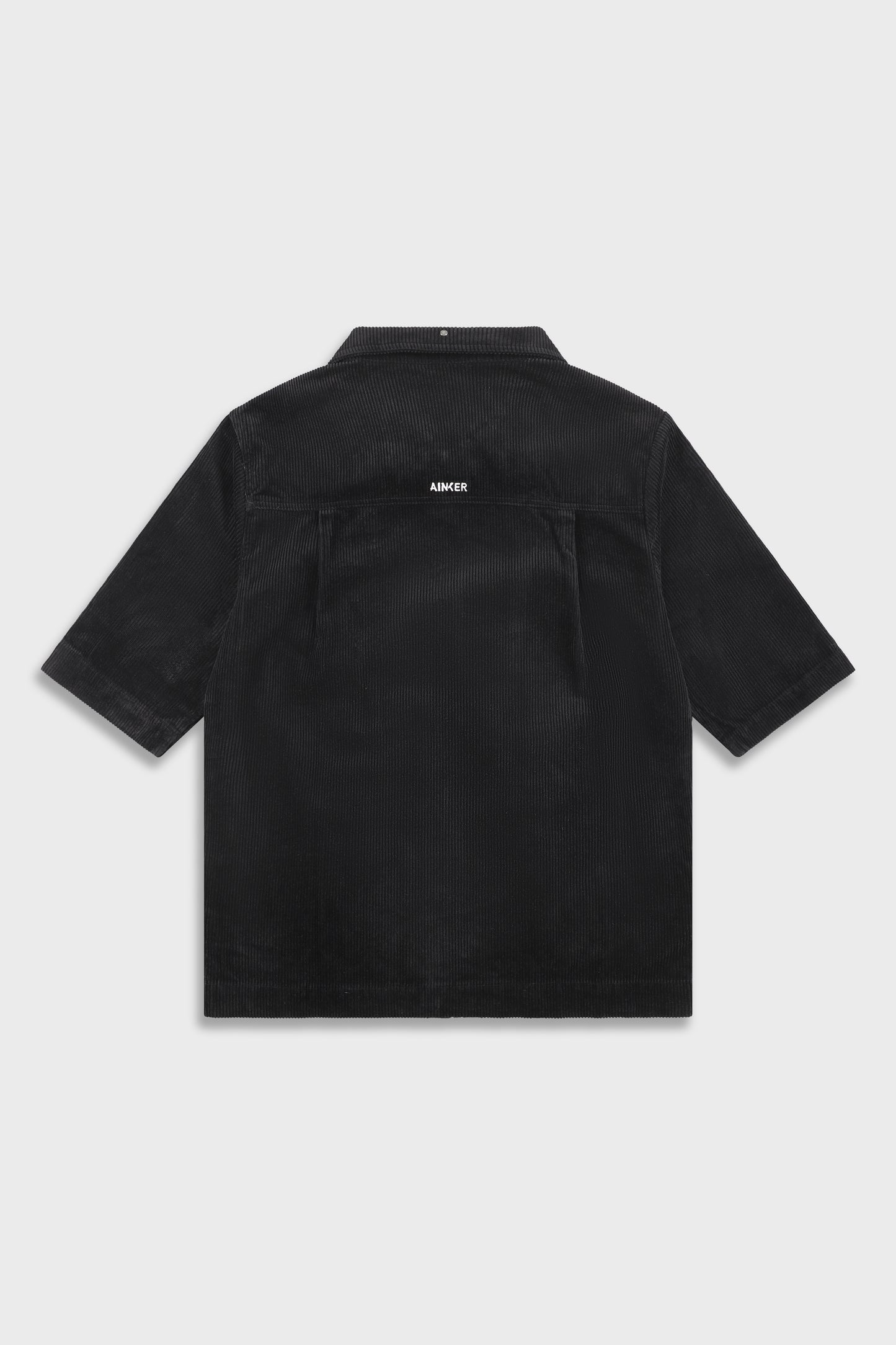 Wash Corduroy 708 Black Short Jacket