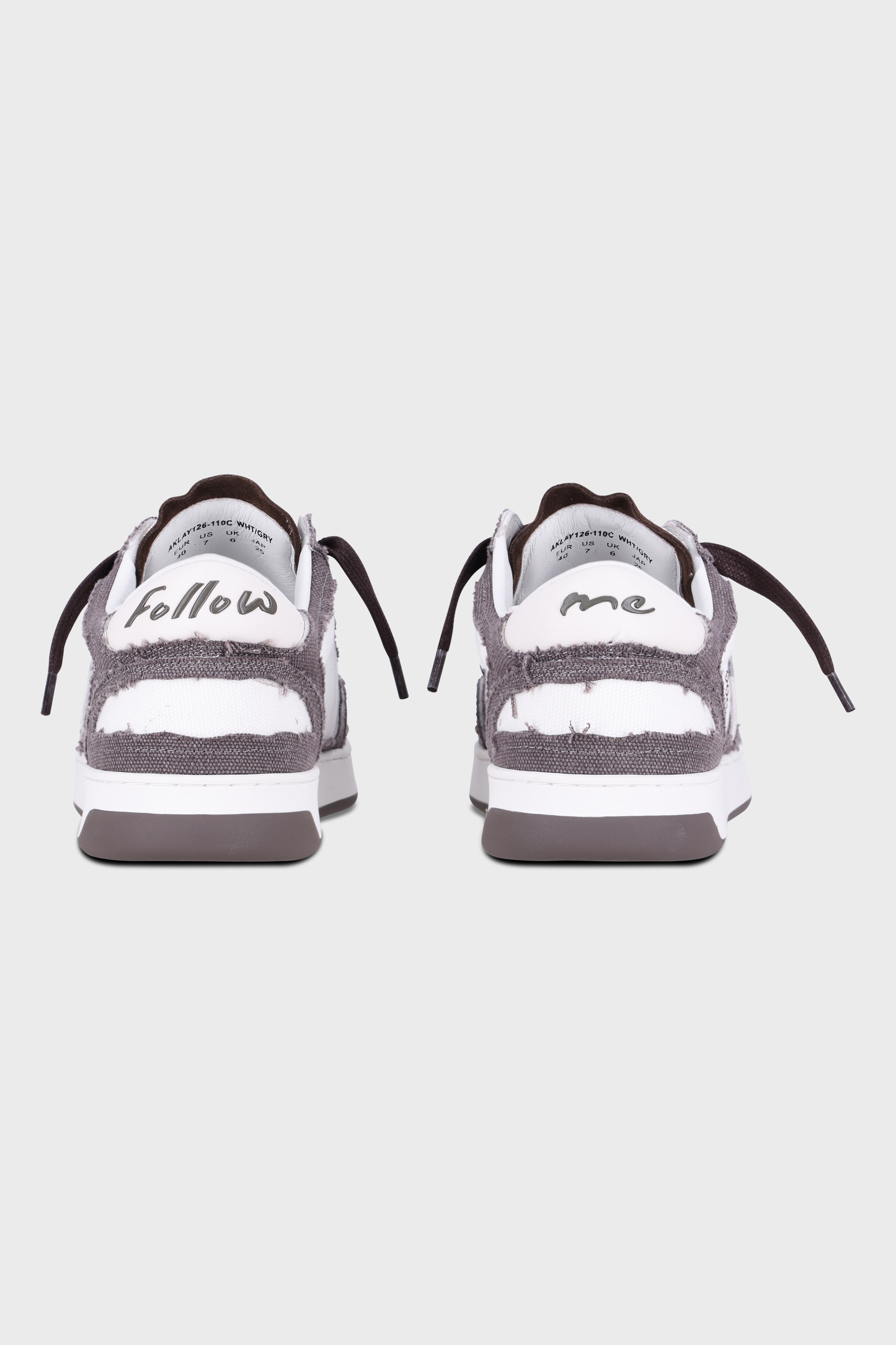 Lay Up Canvas White/Gray