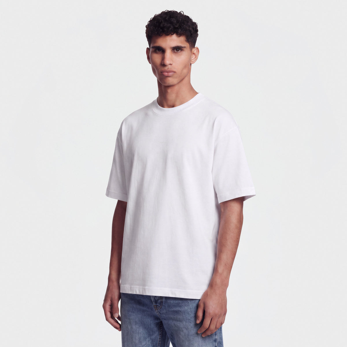 Mercerized 1002 White T-Shirt