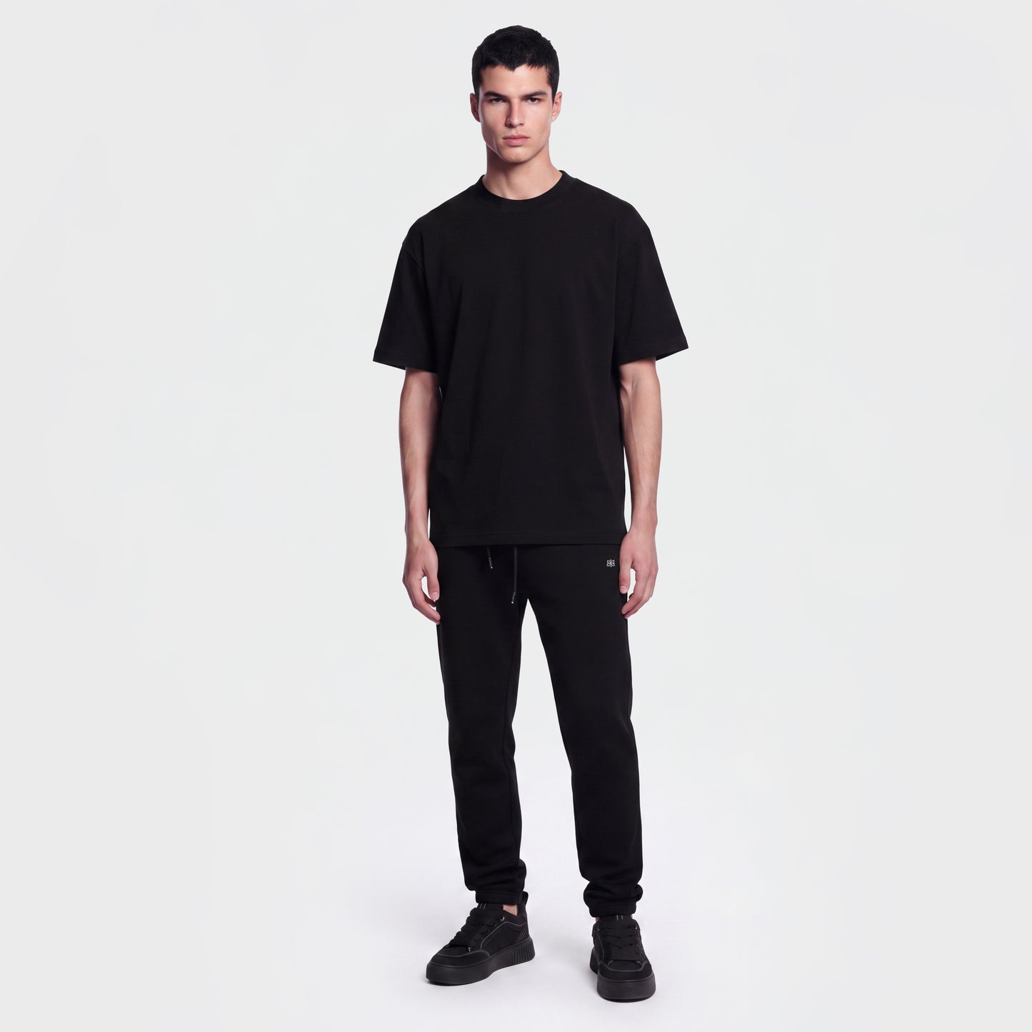 Mercerized 1004 Black T-Shirt