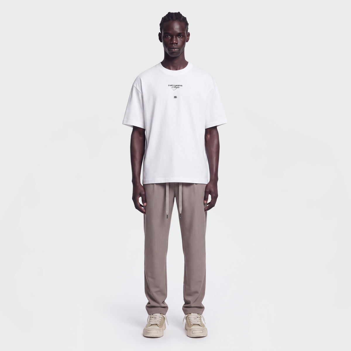 Mercerized 1019 White T-Shirt