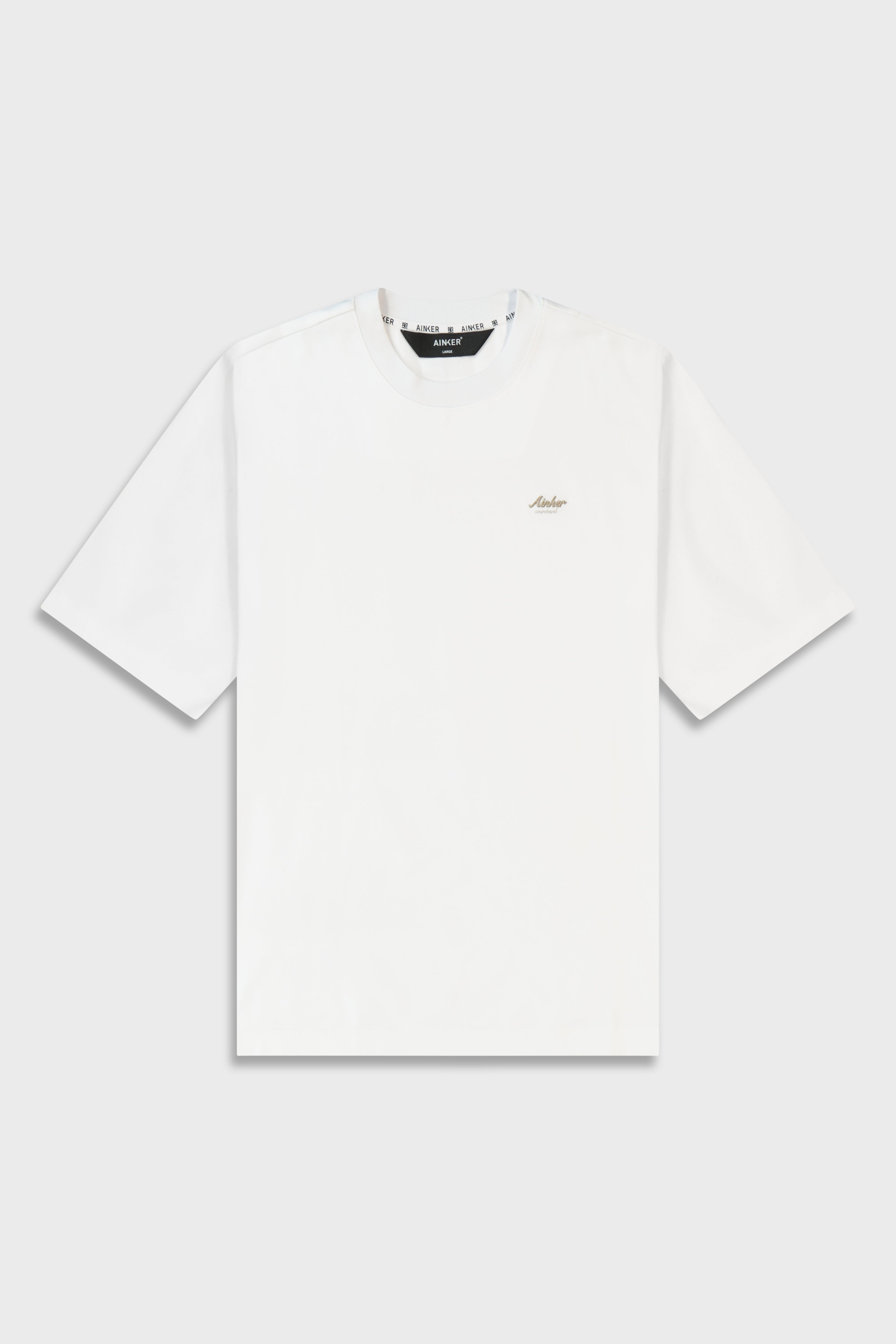 Mercerized 540 White T-Shirt