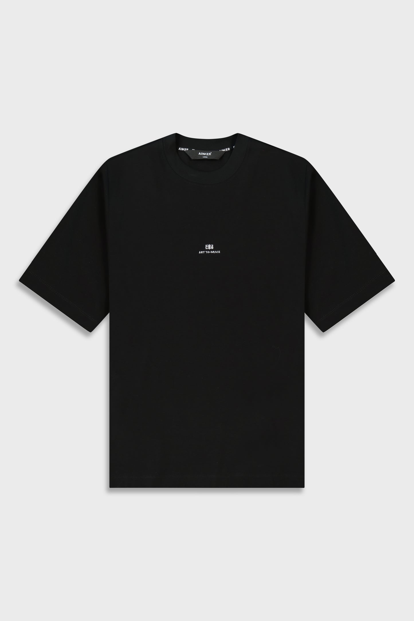 Mercerized 542 Black T-Shirt