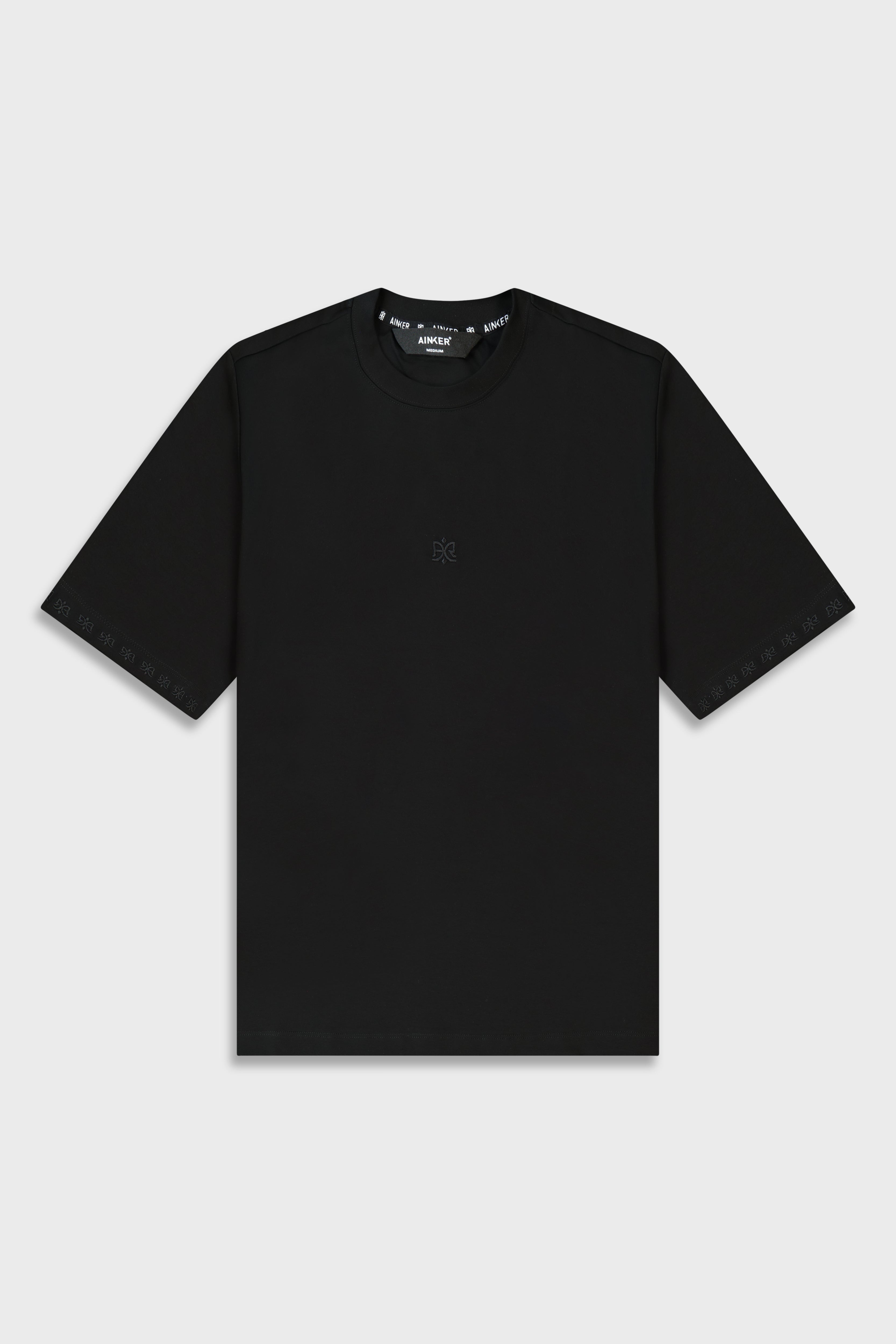 Mercerized 676 Black T-Shirt