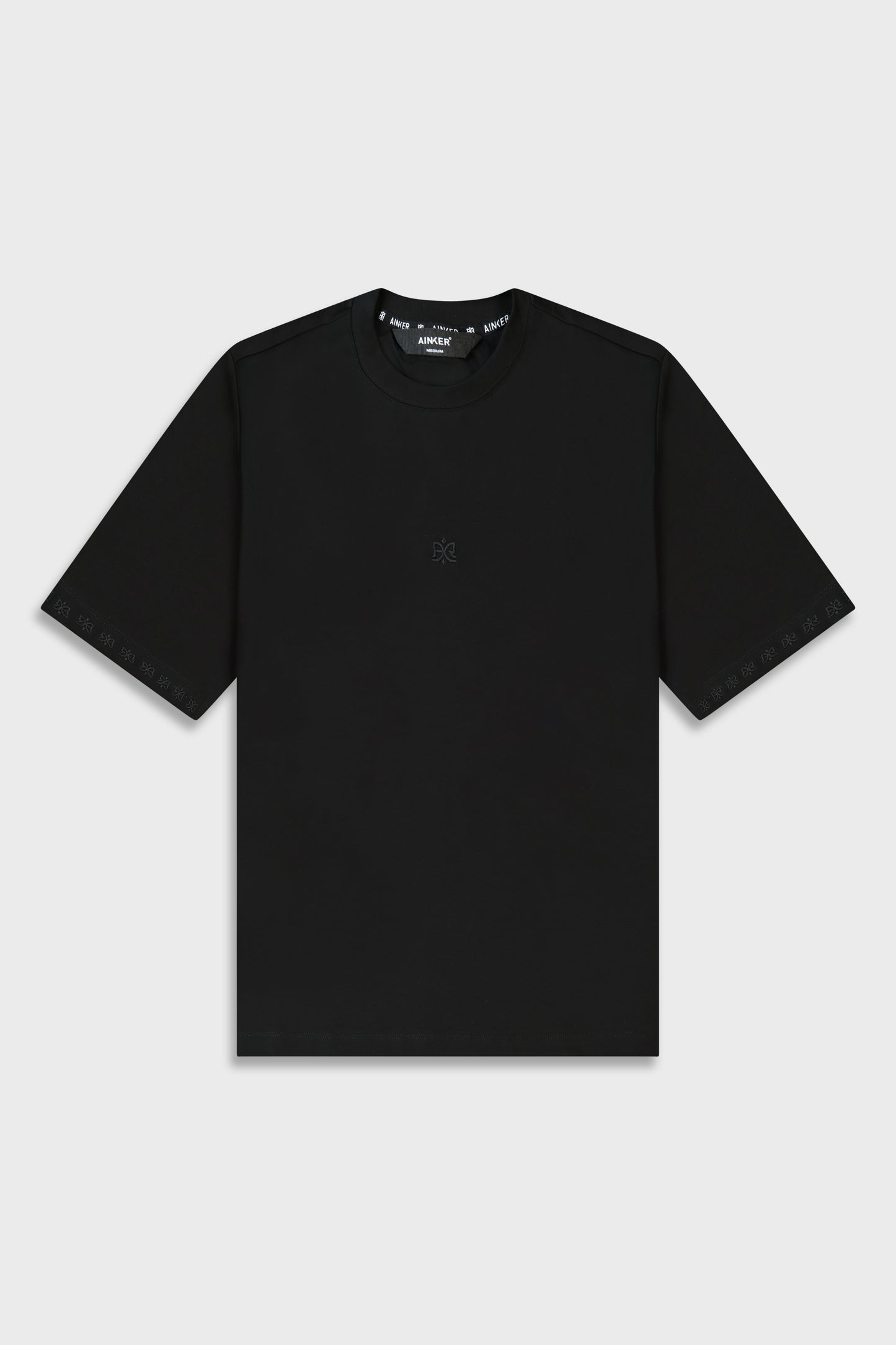 Mercerized 676 Black T-Shirt