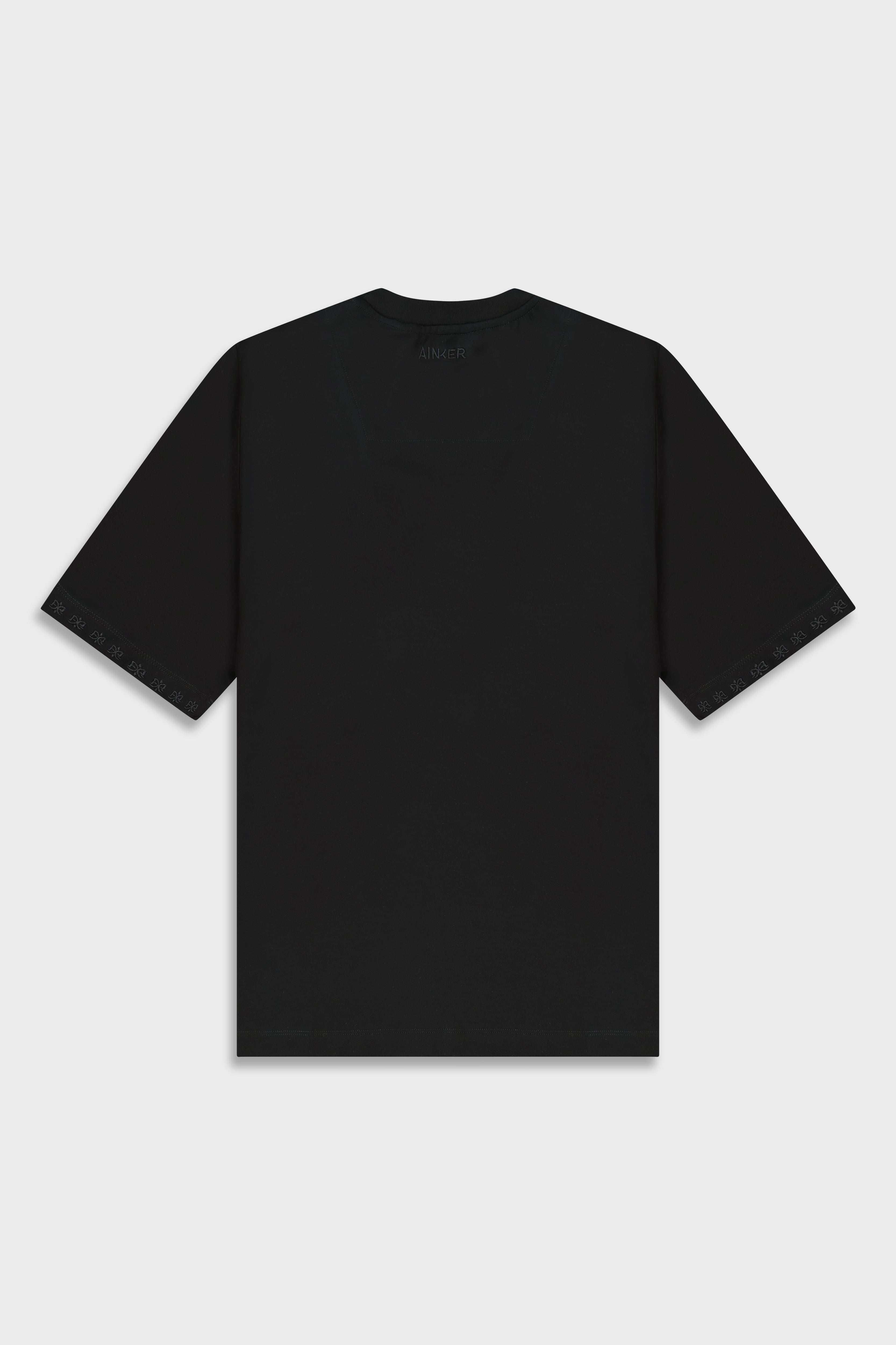 Mercerized 676 Black T-Shirt