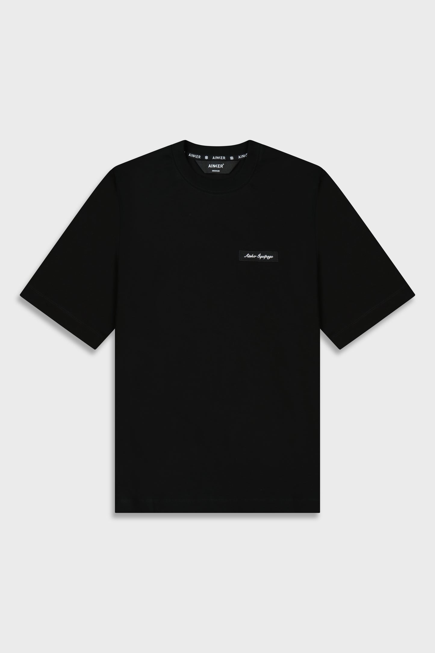 Mercerized 632 Black T-Shirt