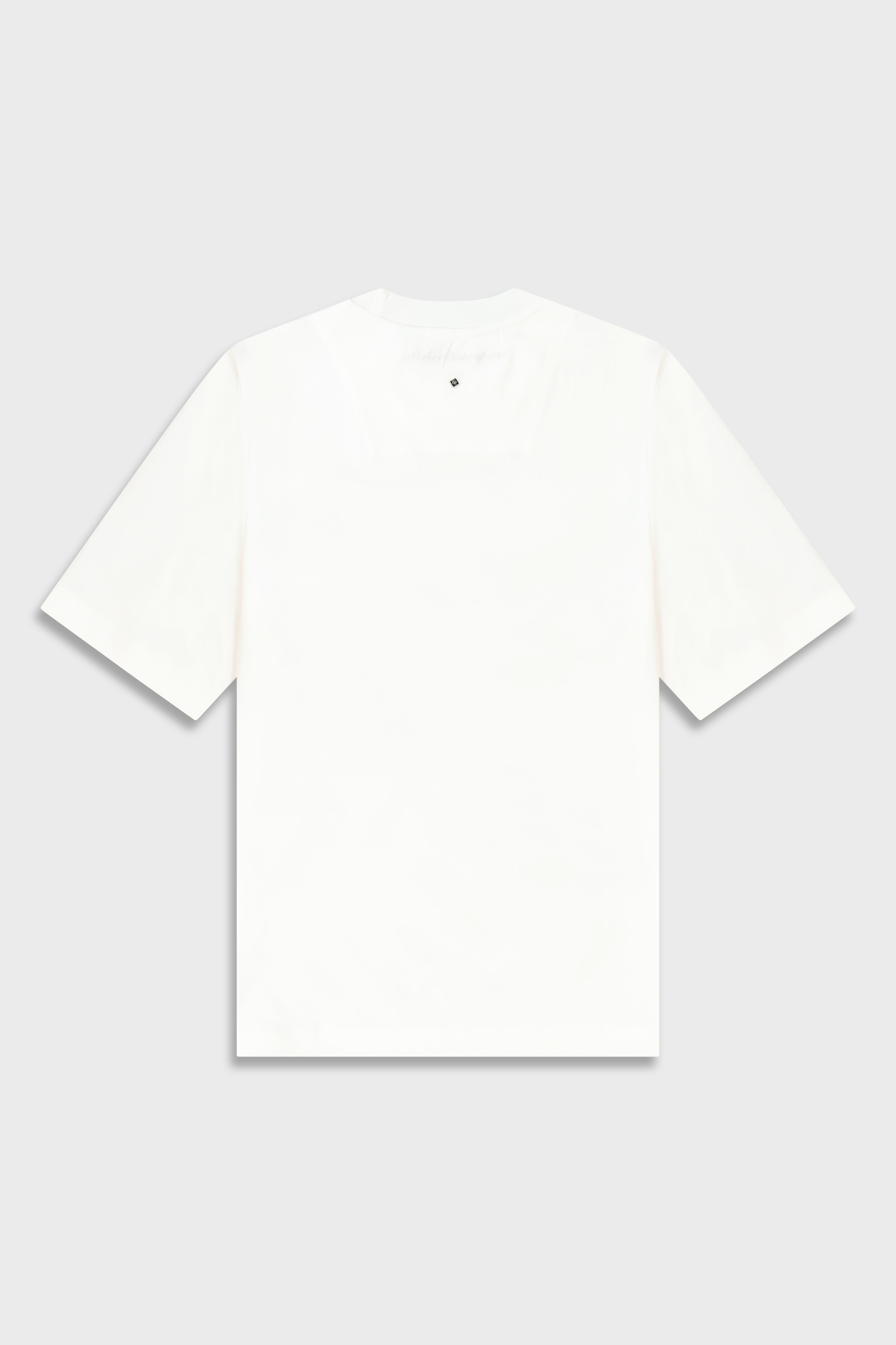Mercerized 634 White T-Shirt