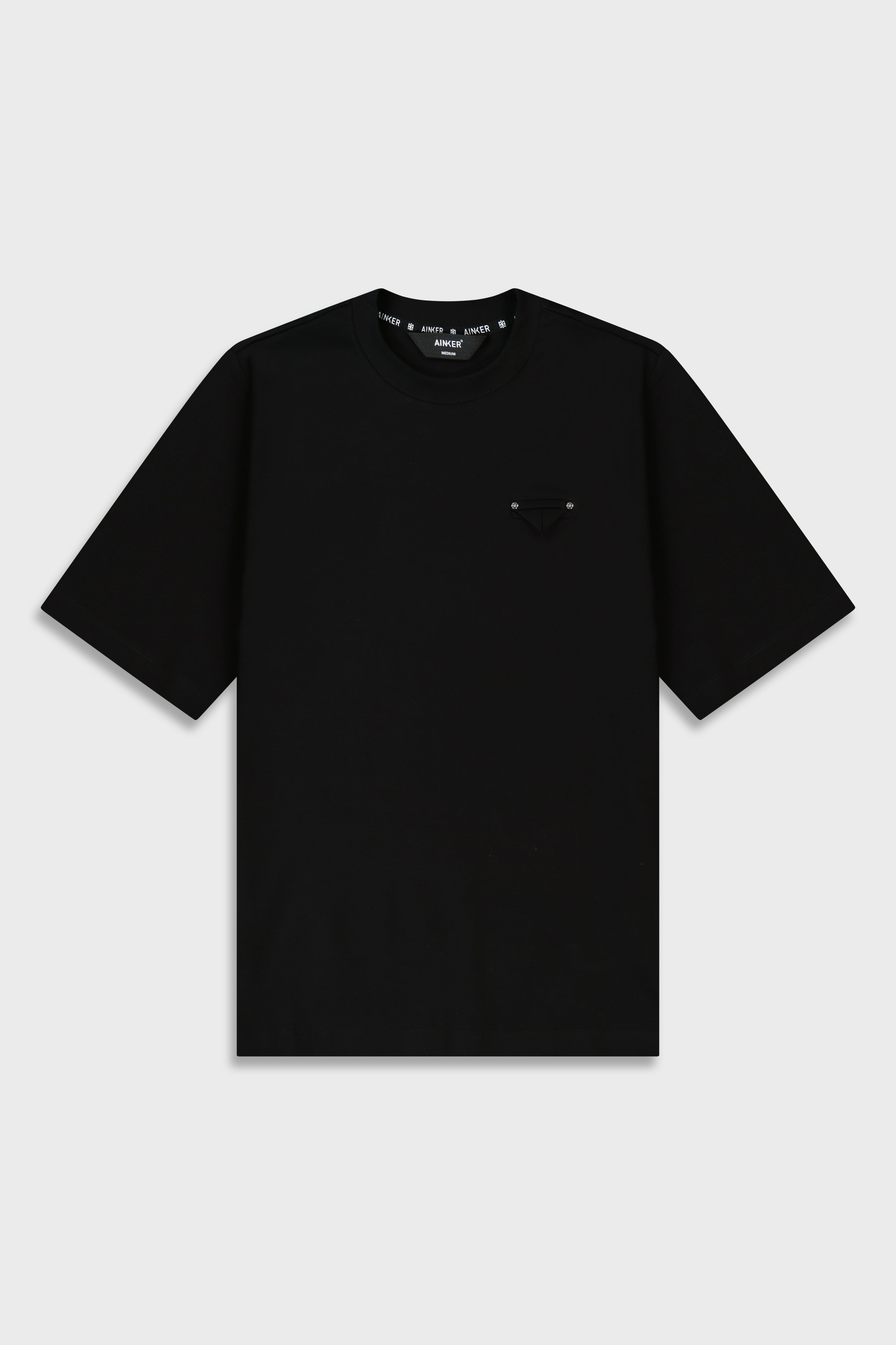 Mercerized 545 Black T-Shirt
