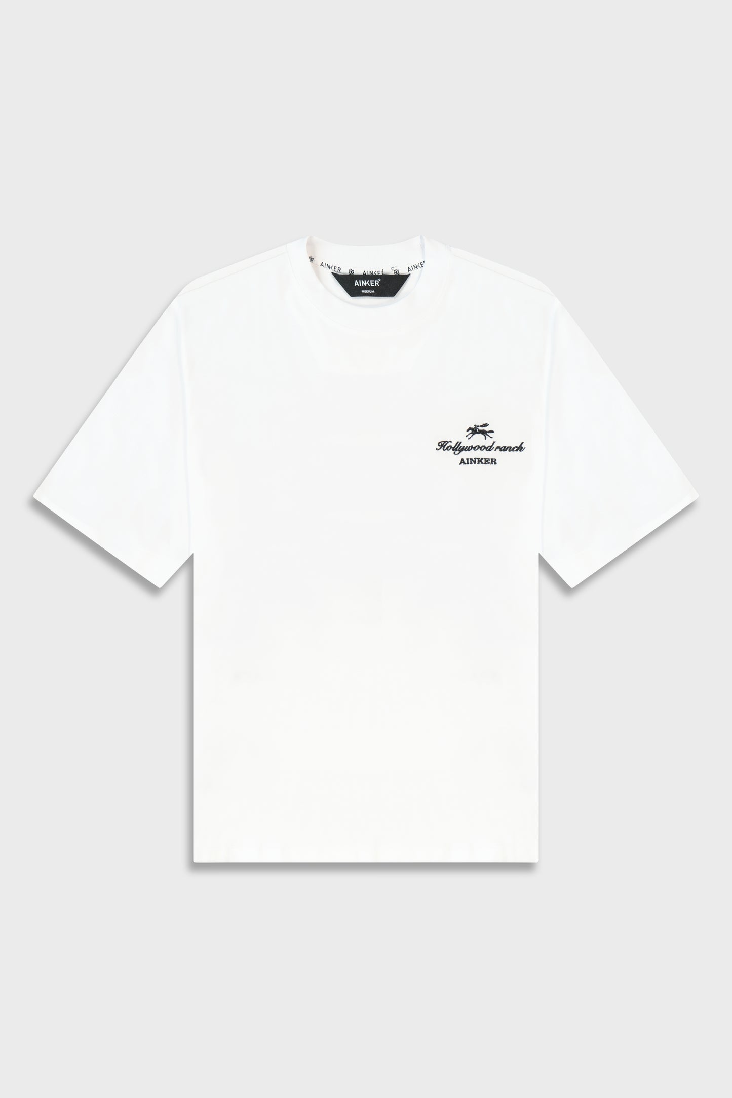Mercerized 544 White T-Shirt