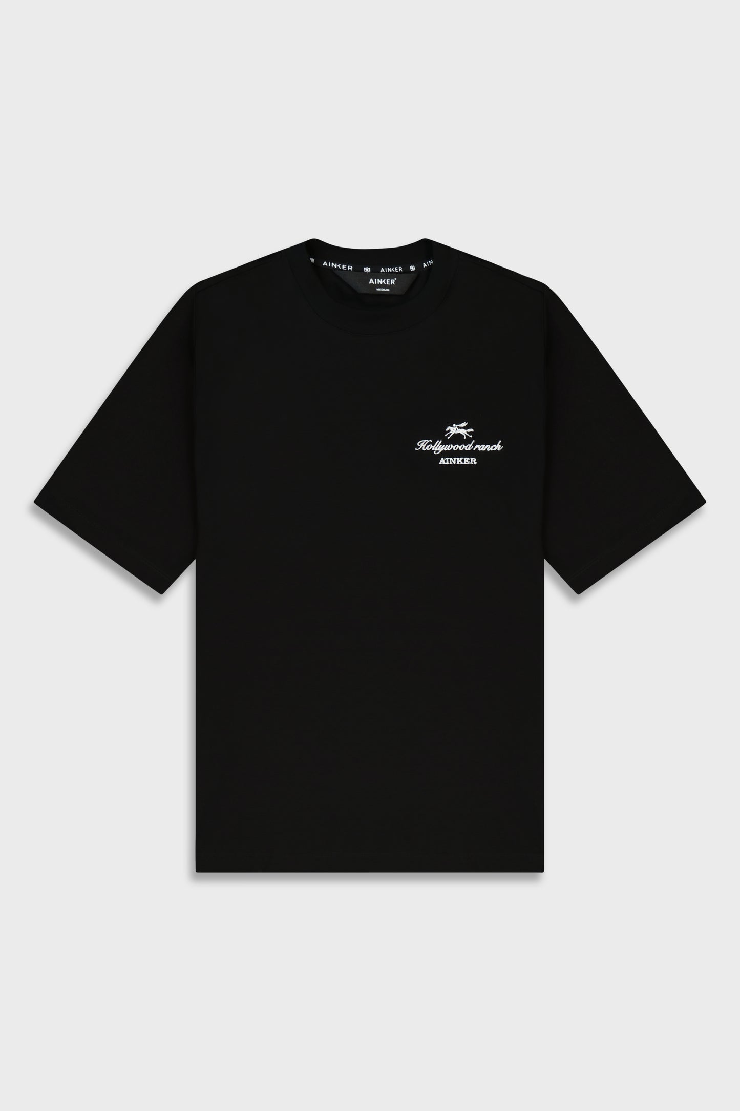 Mercerized 544 Black T-Shirt