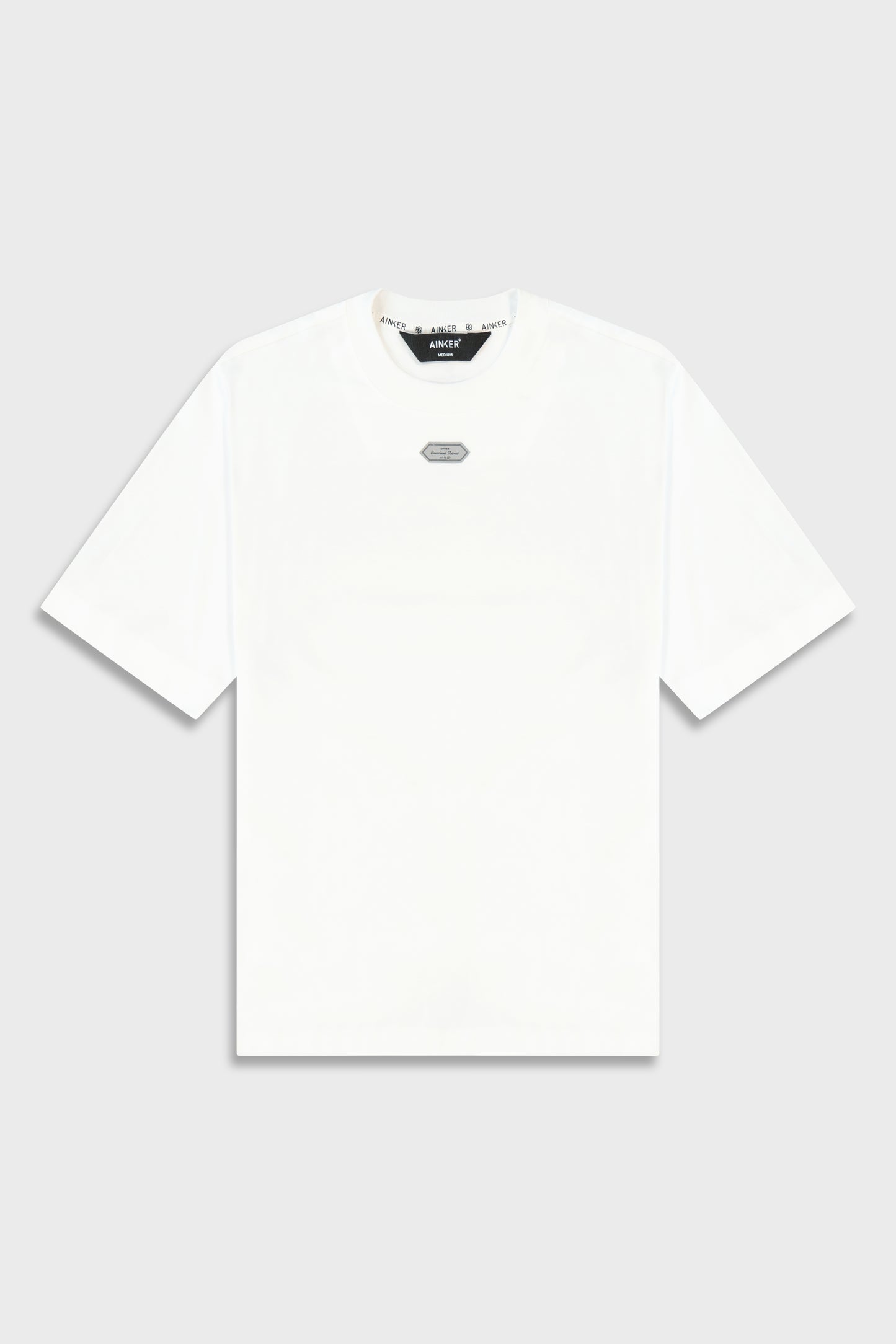 Mercerized 554 White T-Shirt