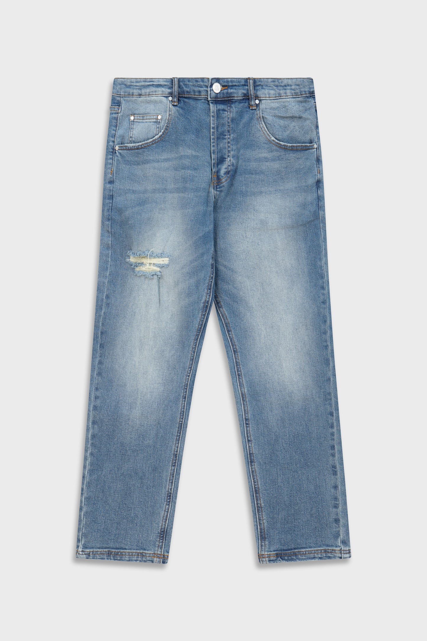 Burton Mid Blue 672 Slim Fit Jeans