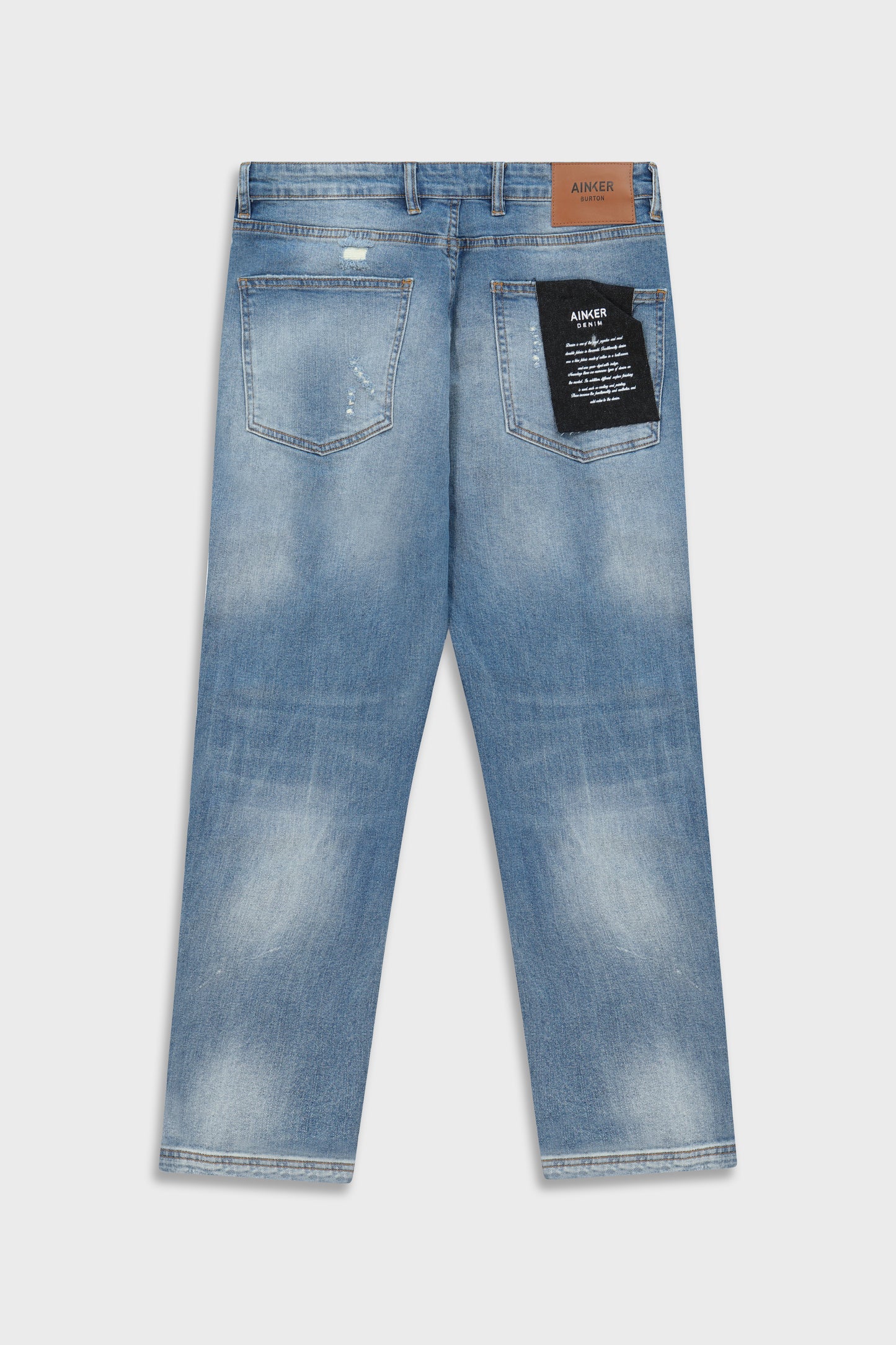 Burton Mid Blue 672 Slim Fit Jeans