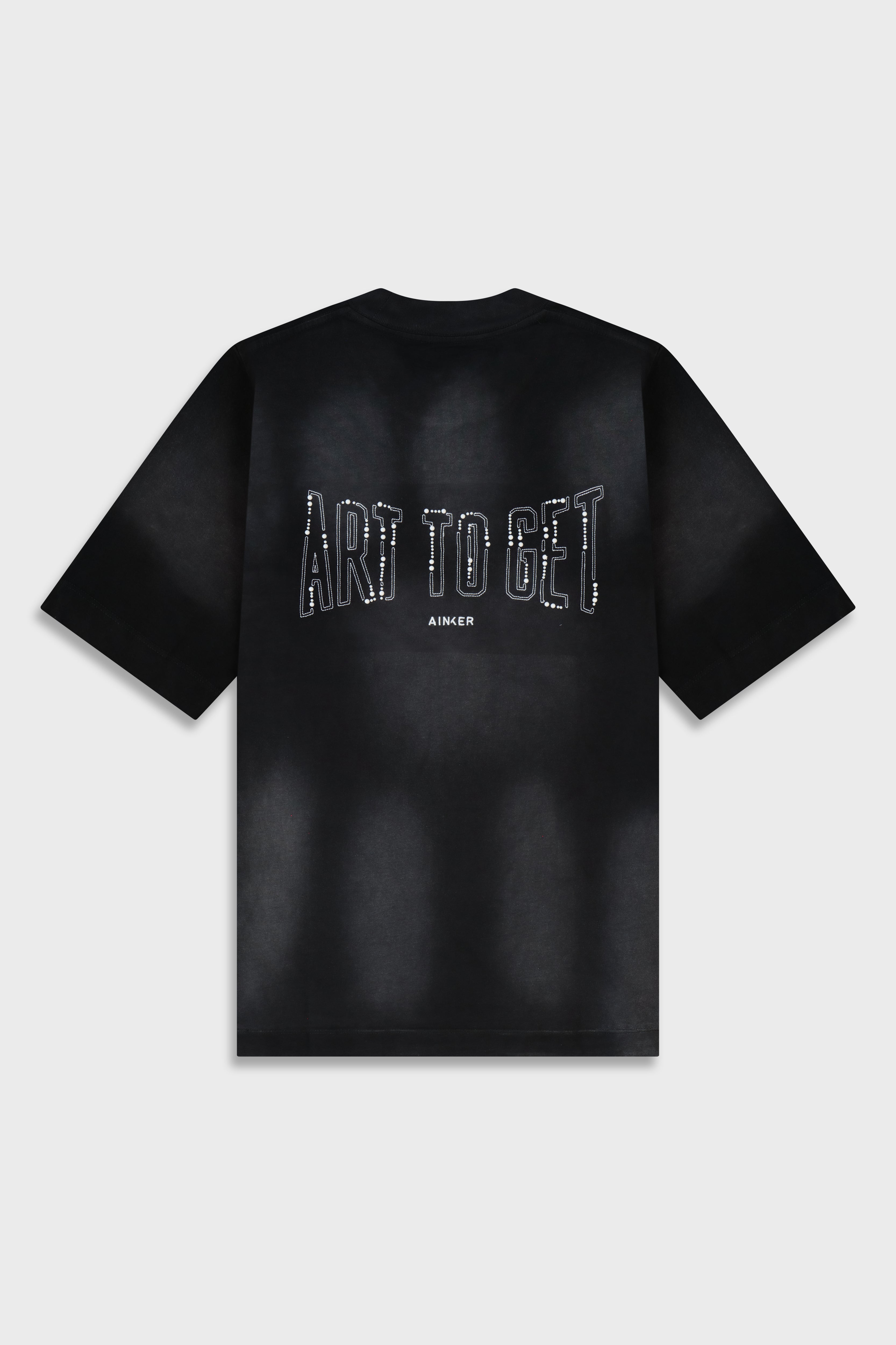 Cotton Wash 717 Black T-Shirt