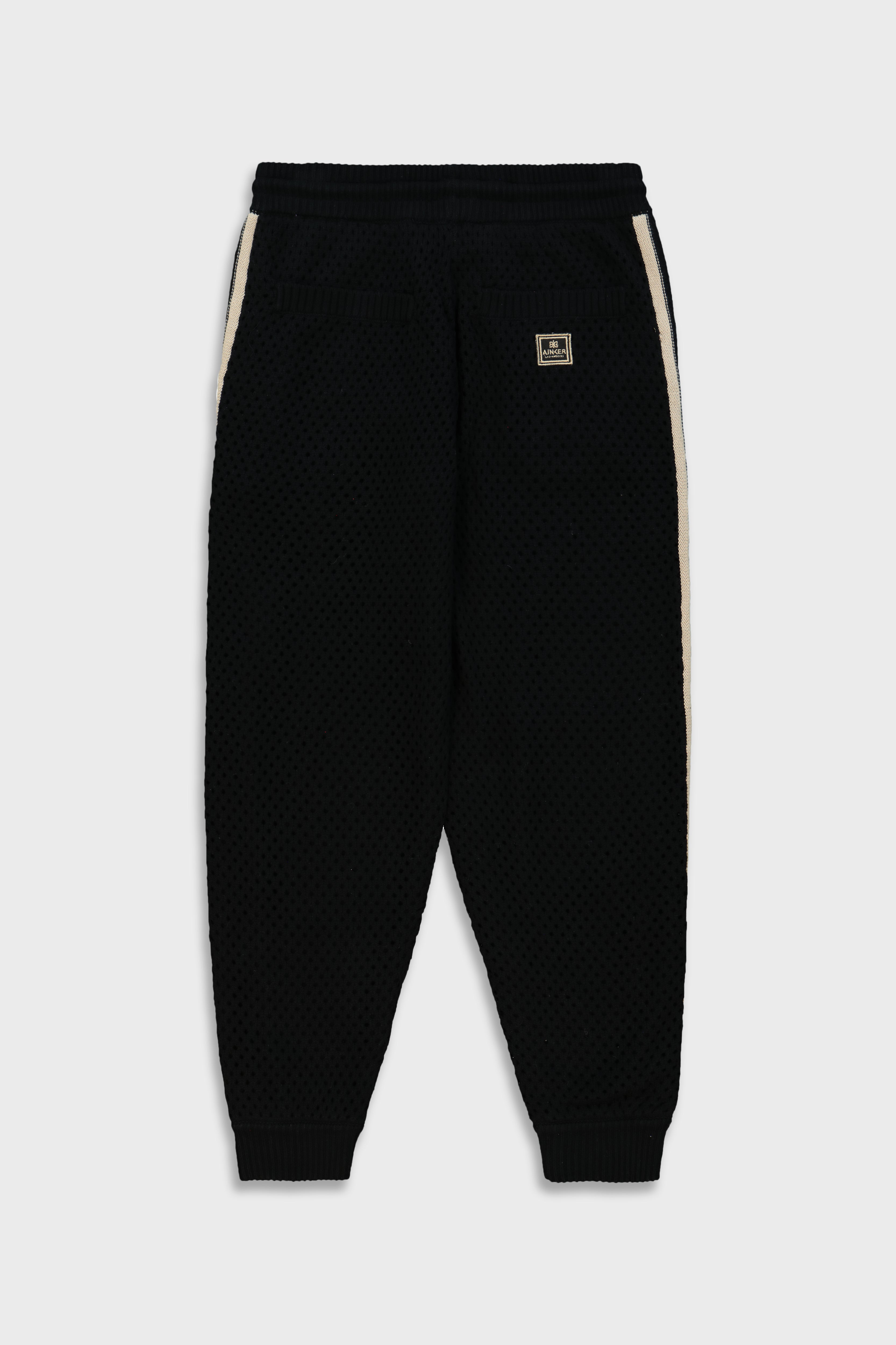 Black Mesh 637 Long Pant