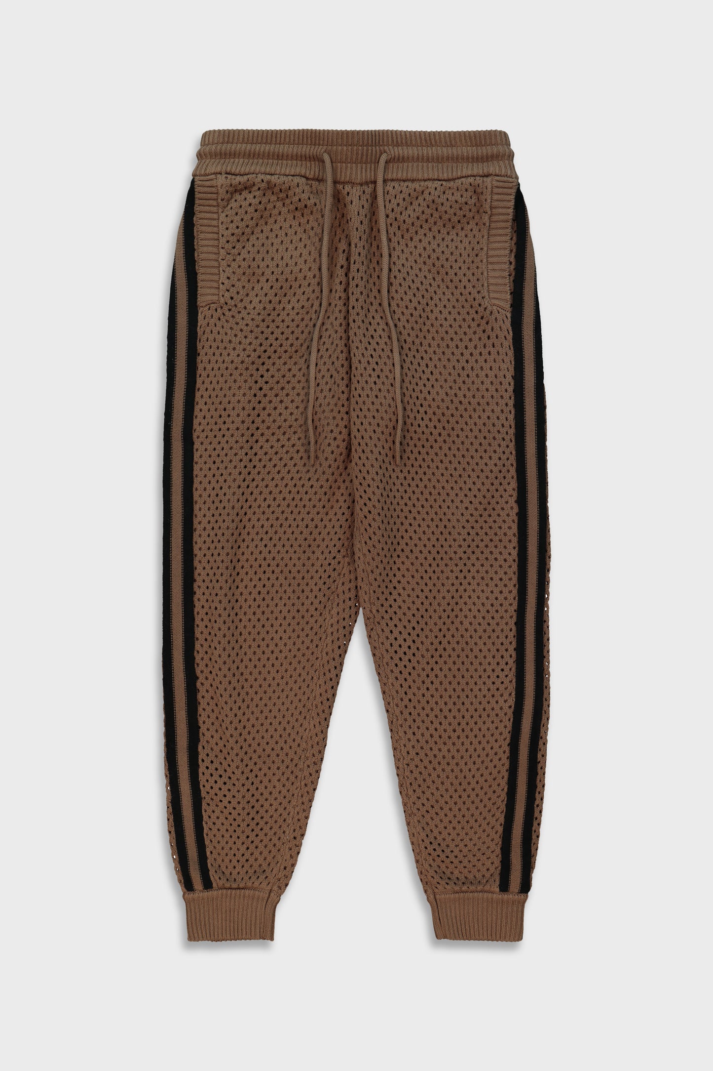 Brown Mesh 637  Long Pant