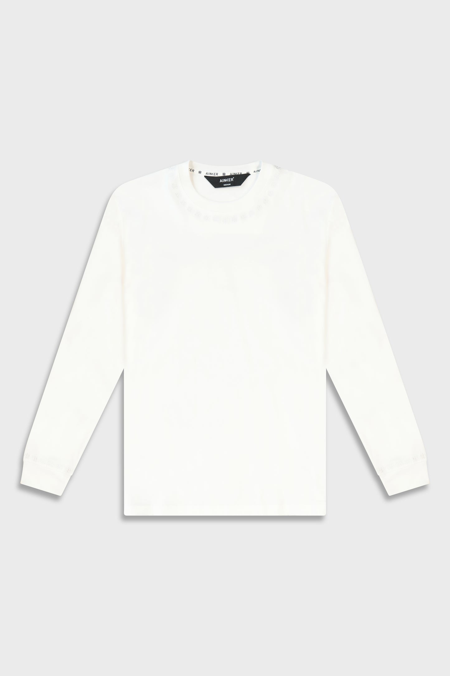 Mercerized 686 Long White T-Shirt