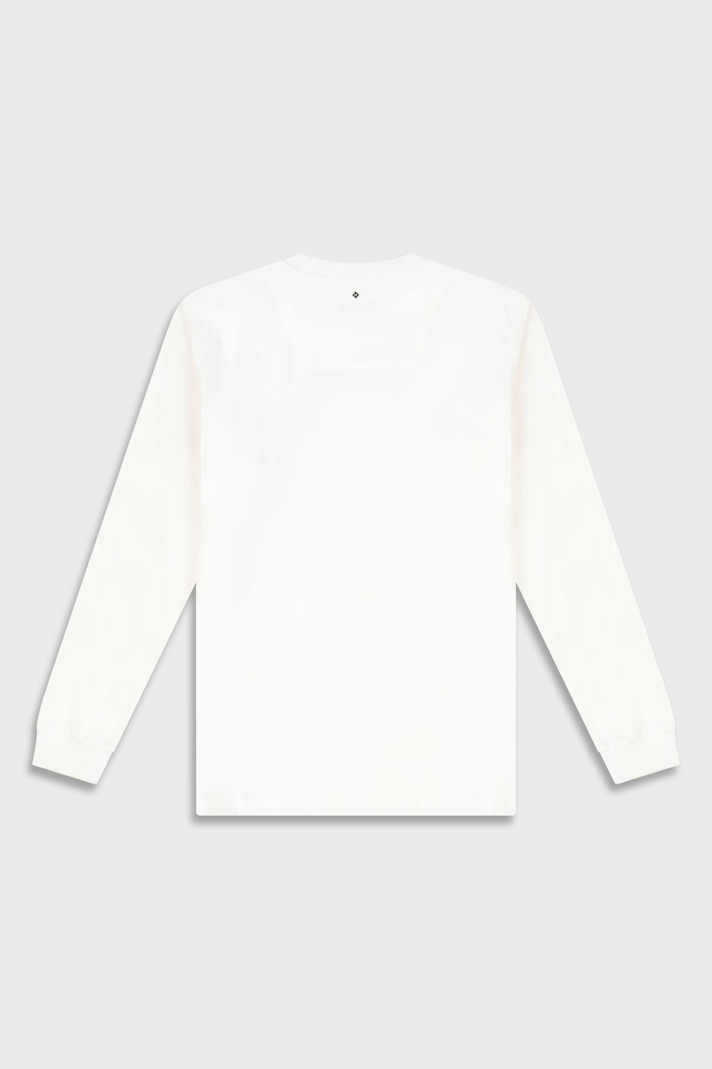 Mercerized 538 Long White T-Shirt