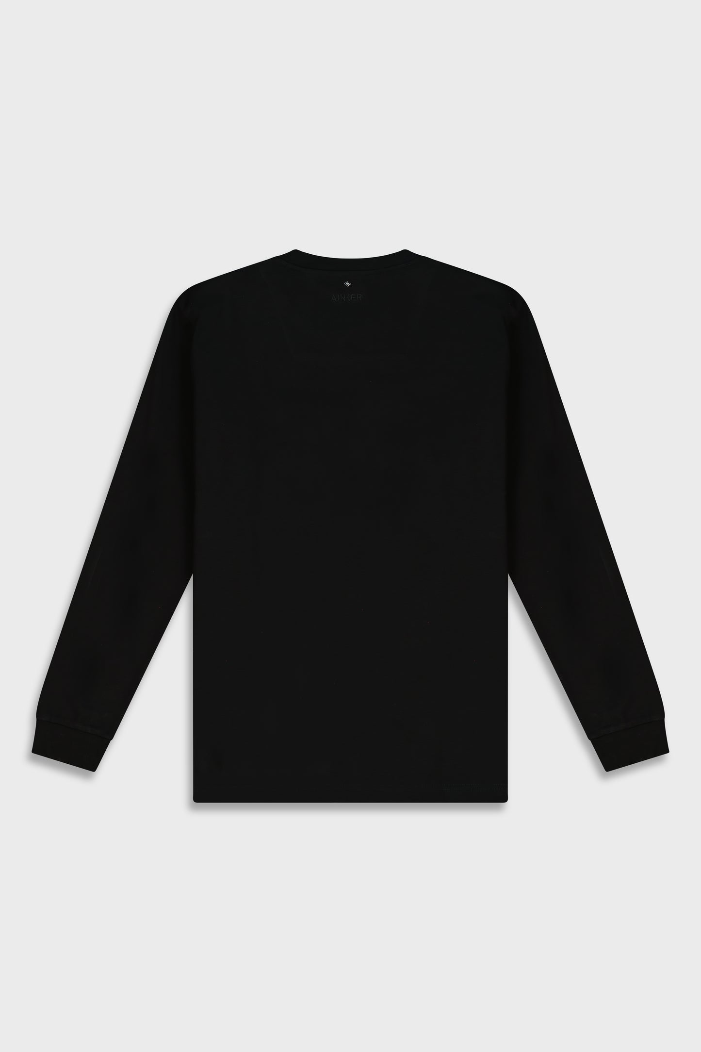 Mercerized 538 Long Black T-Shirt