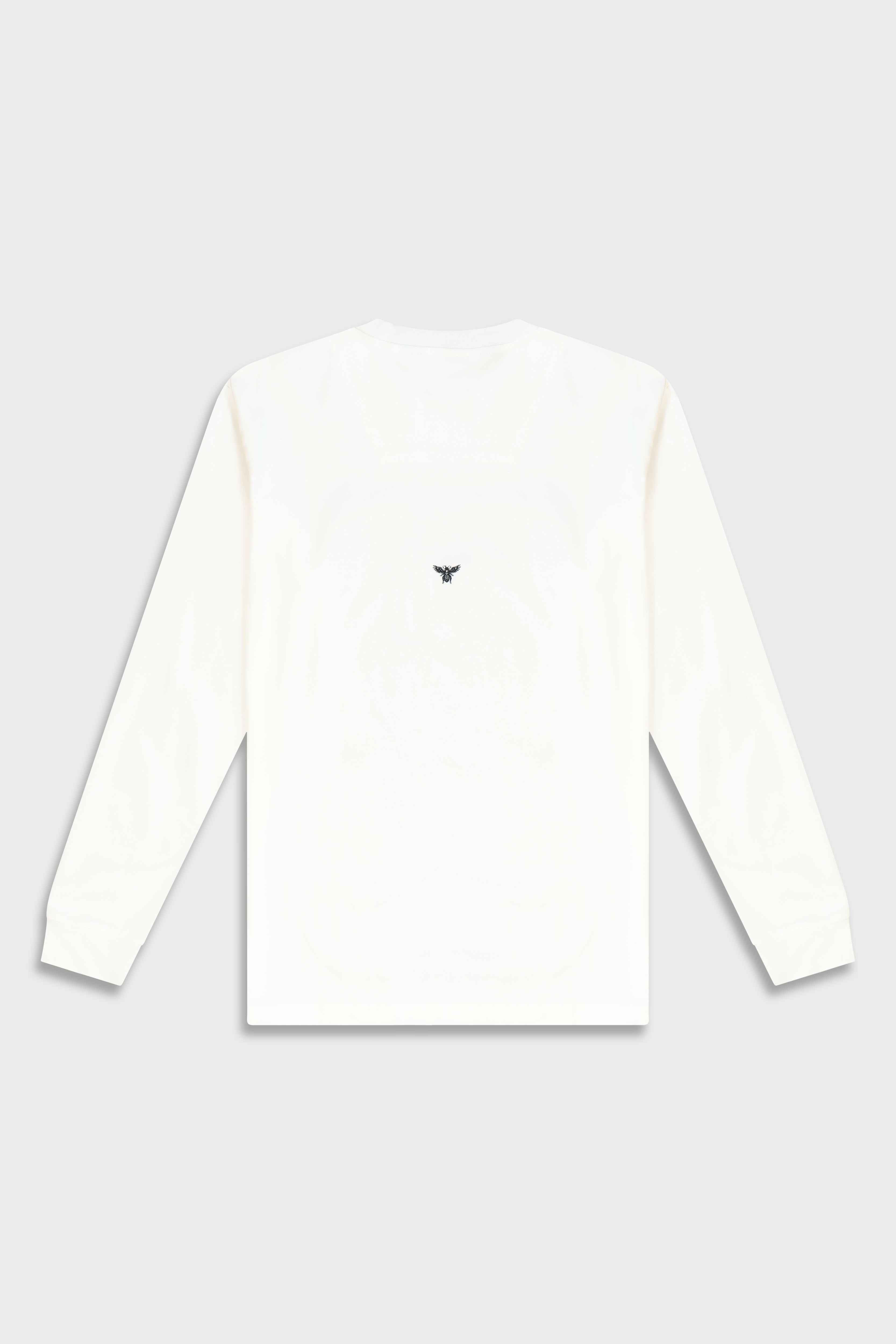 Mercerized 534 Long White T-Shirt