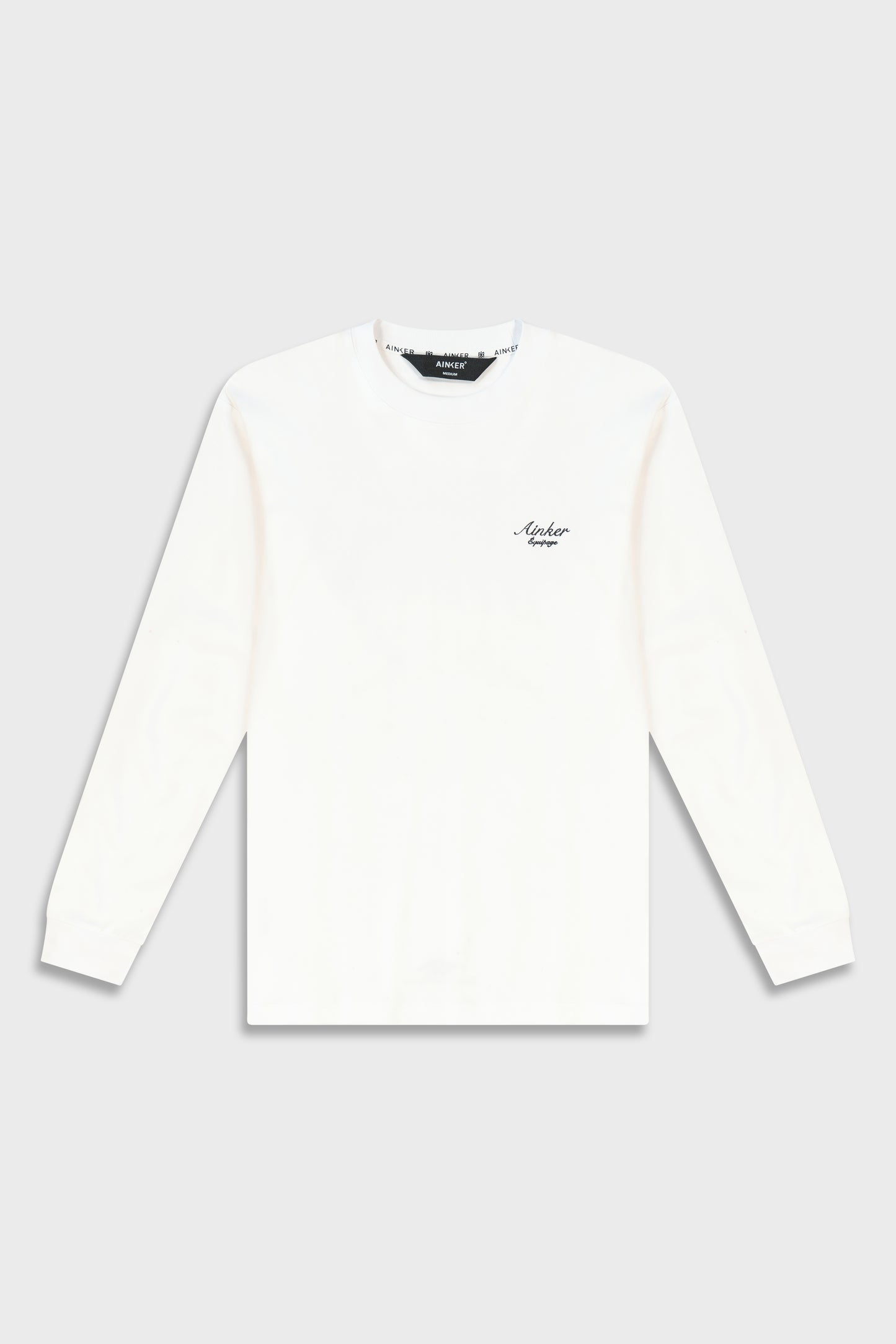 Mercerized 536 Long White T-Shirt