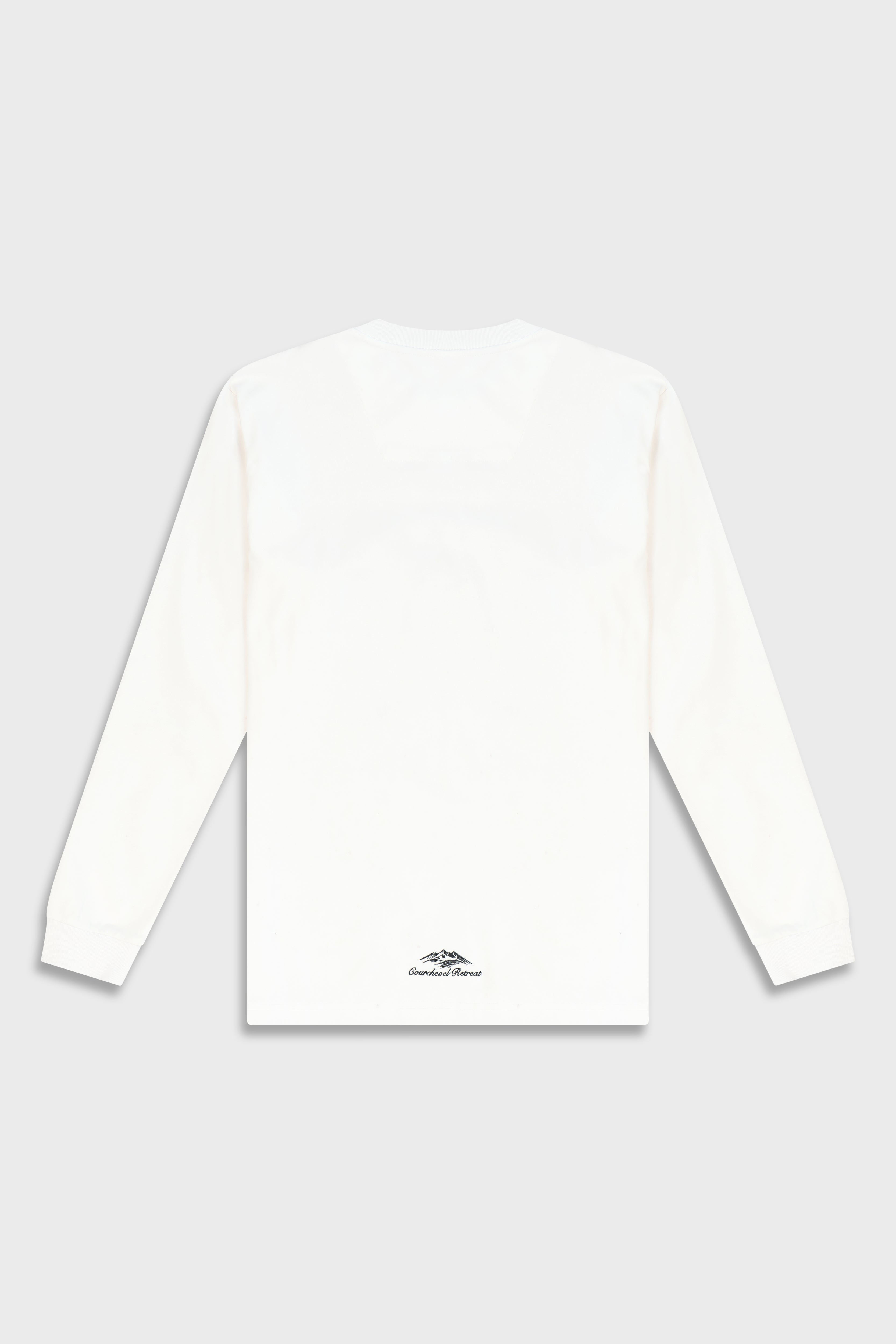 Mercerized 535 Long White T-Shirt