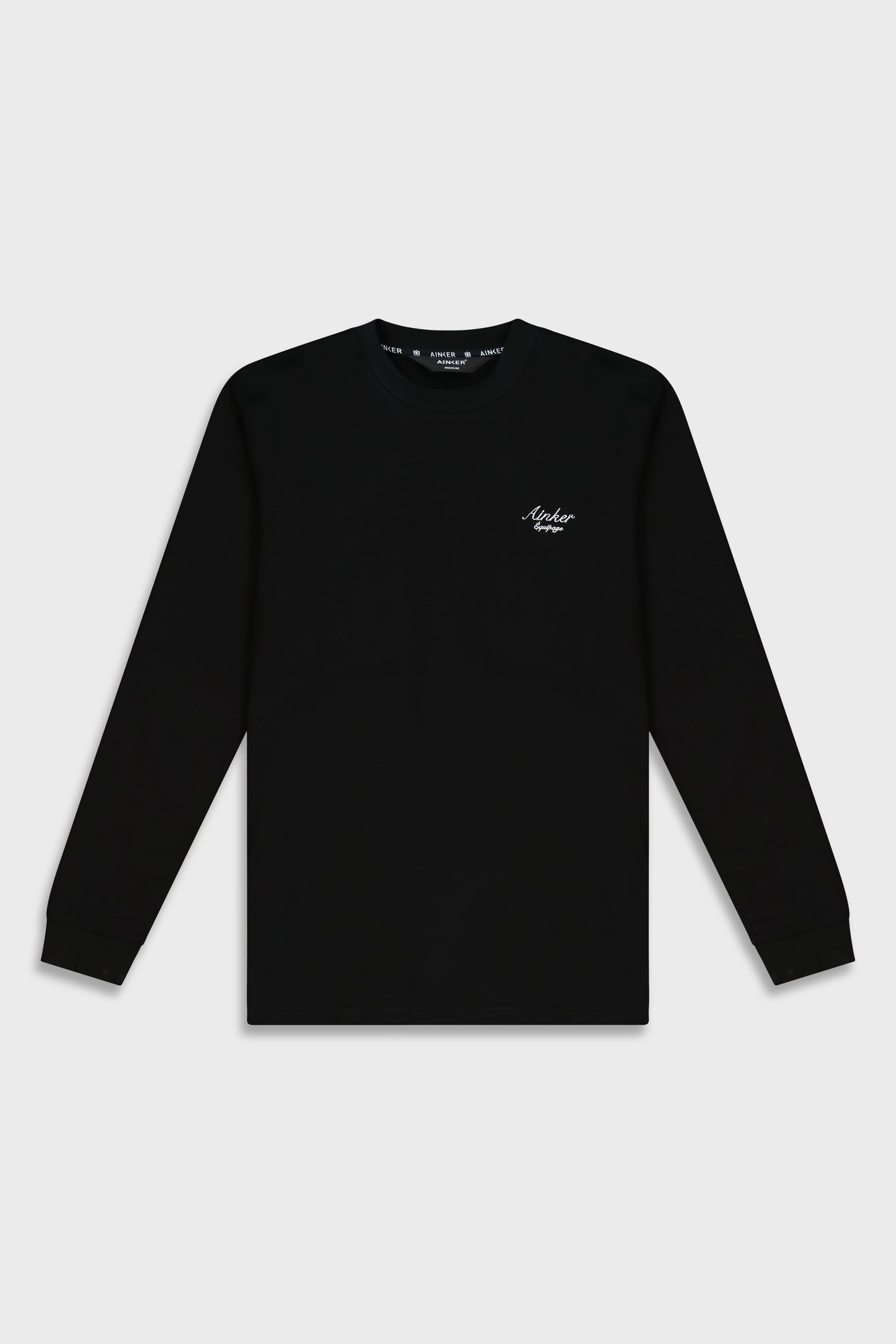 Mercerized 536 Long Black T-Shirt