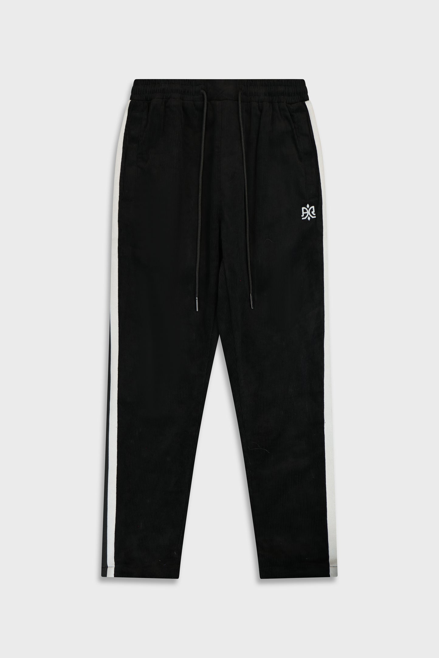 Corduroy Bands 619 Black Jogger