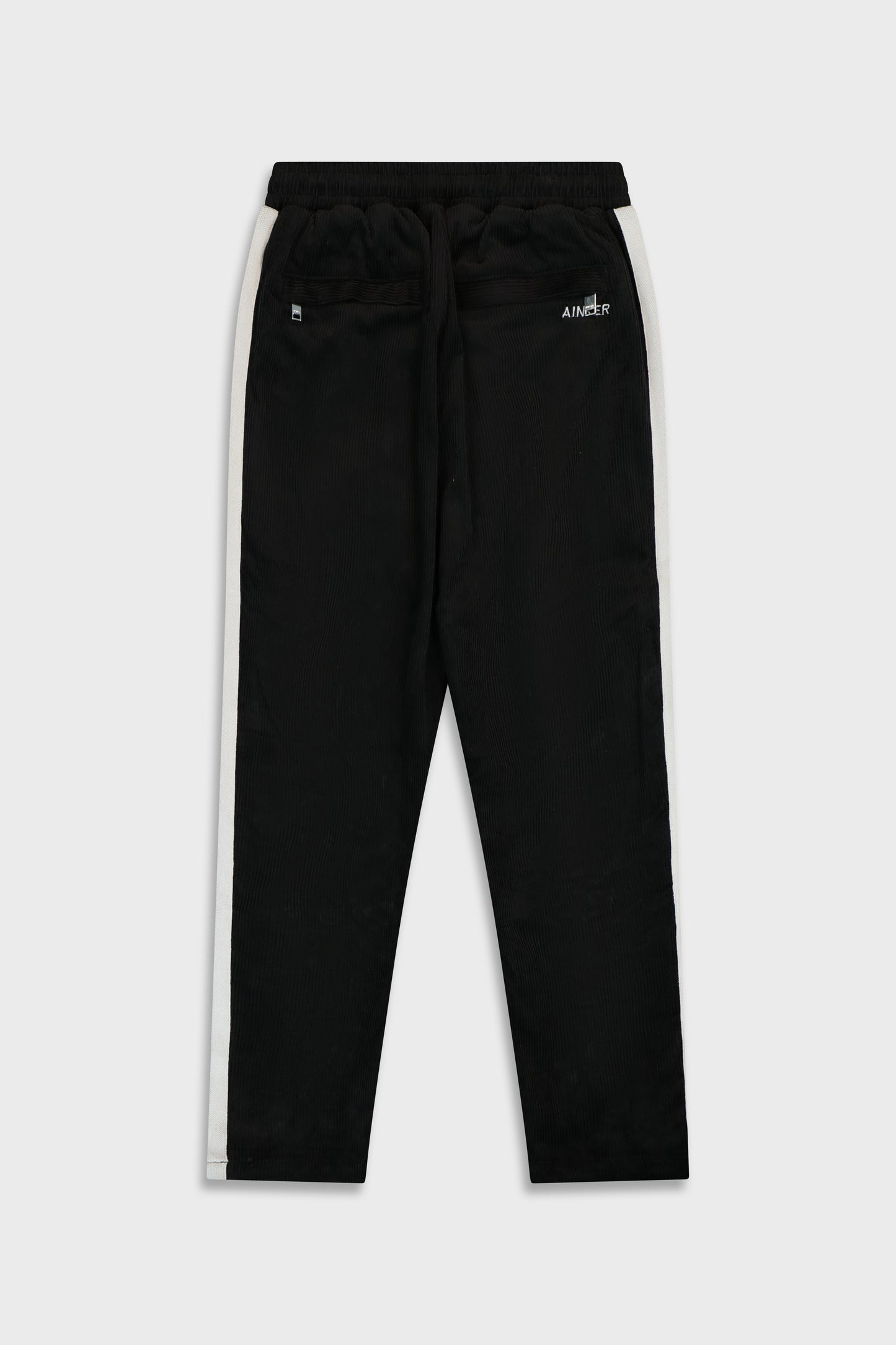 Corduroy Bands 619 Black Jogger