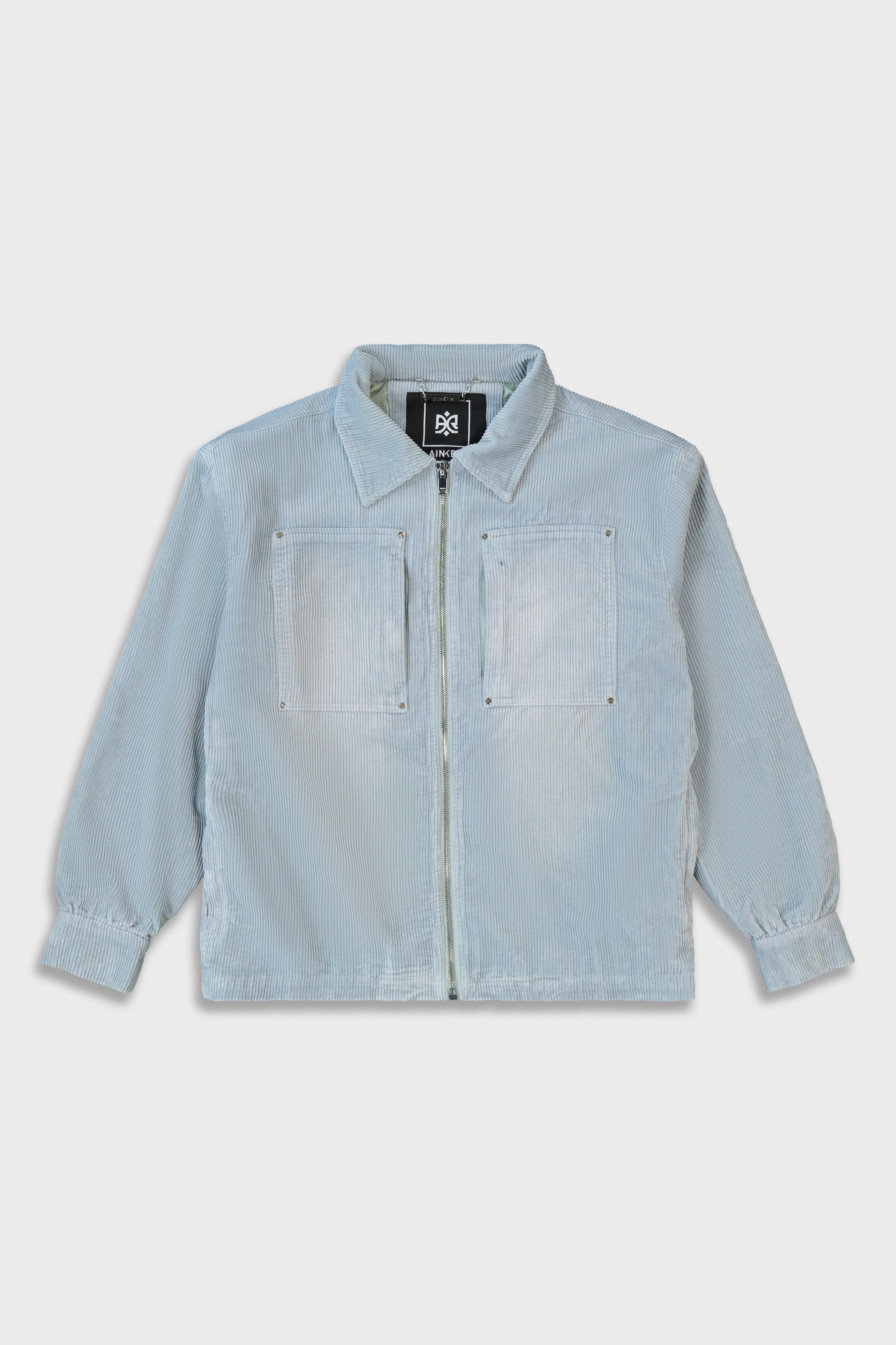Wash Corduroy 522 Light Blue Jacket