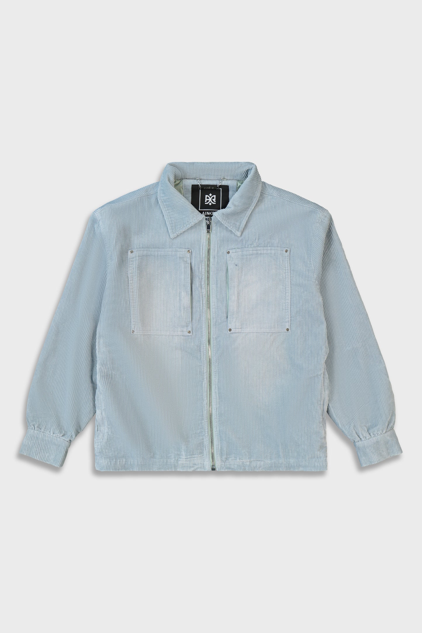 Wash Corduroy 522 Light Blue Jacket