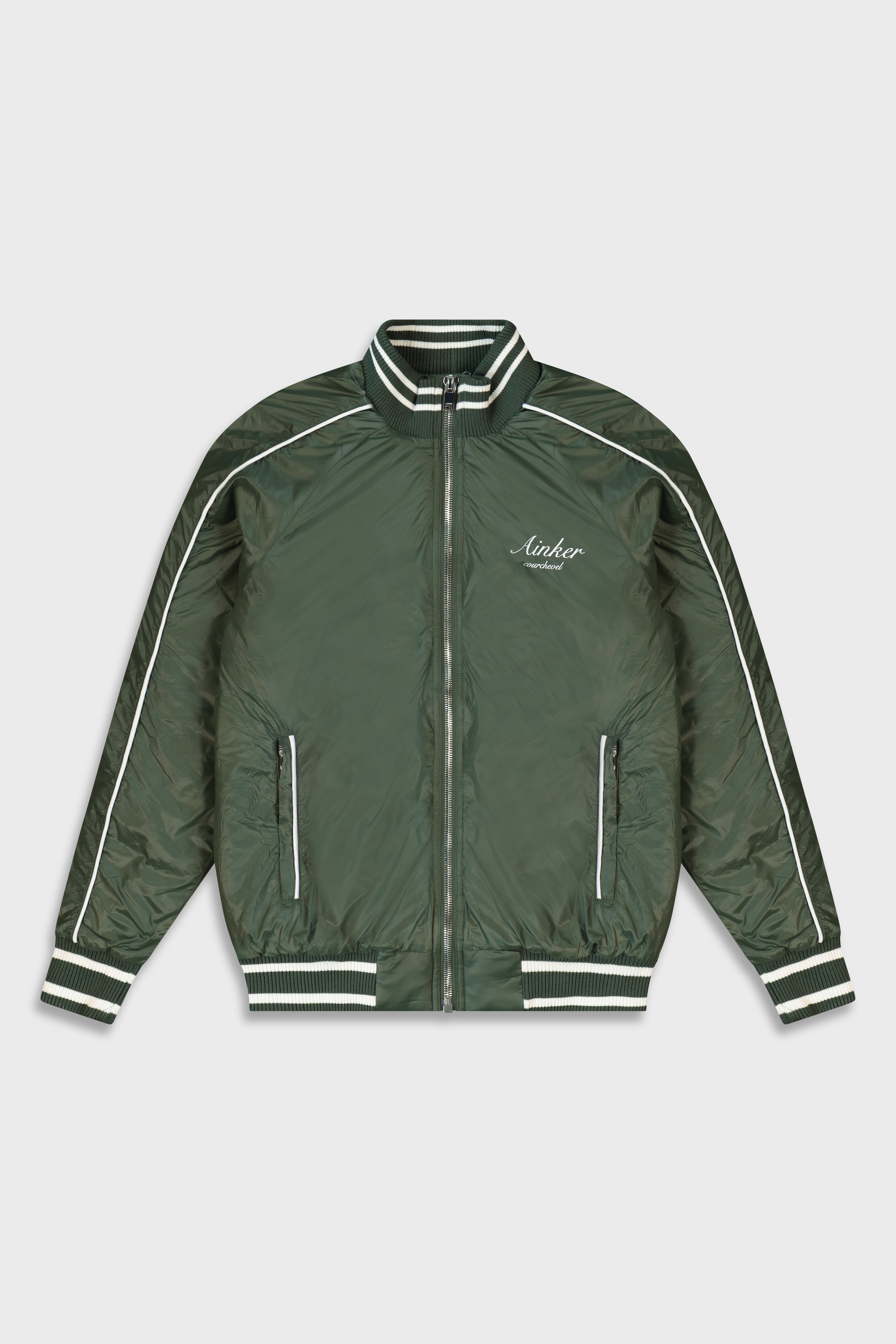 Green Puff Nylon 615 Jacket