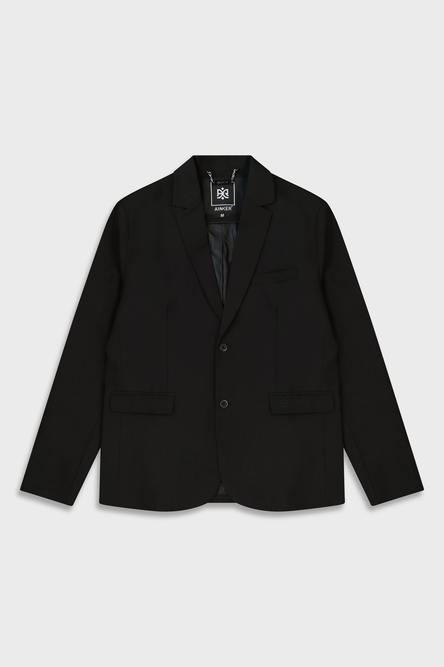 Black  Elastane 750 Suit Jacket