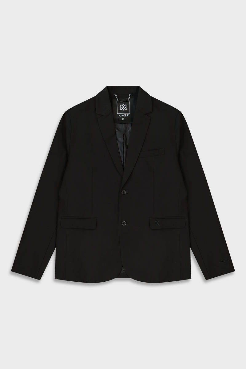 Black Elastane 750 Suit Jacket