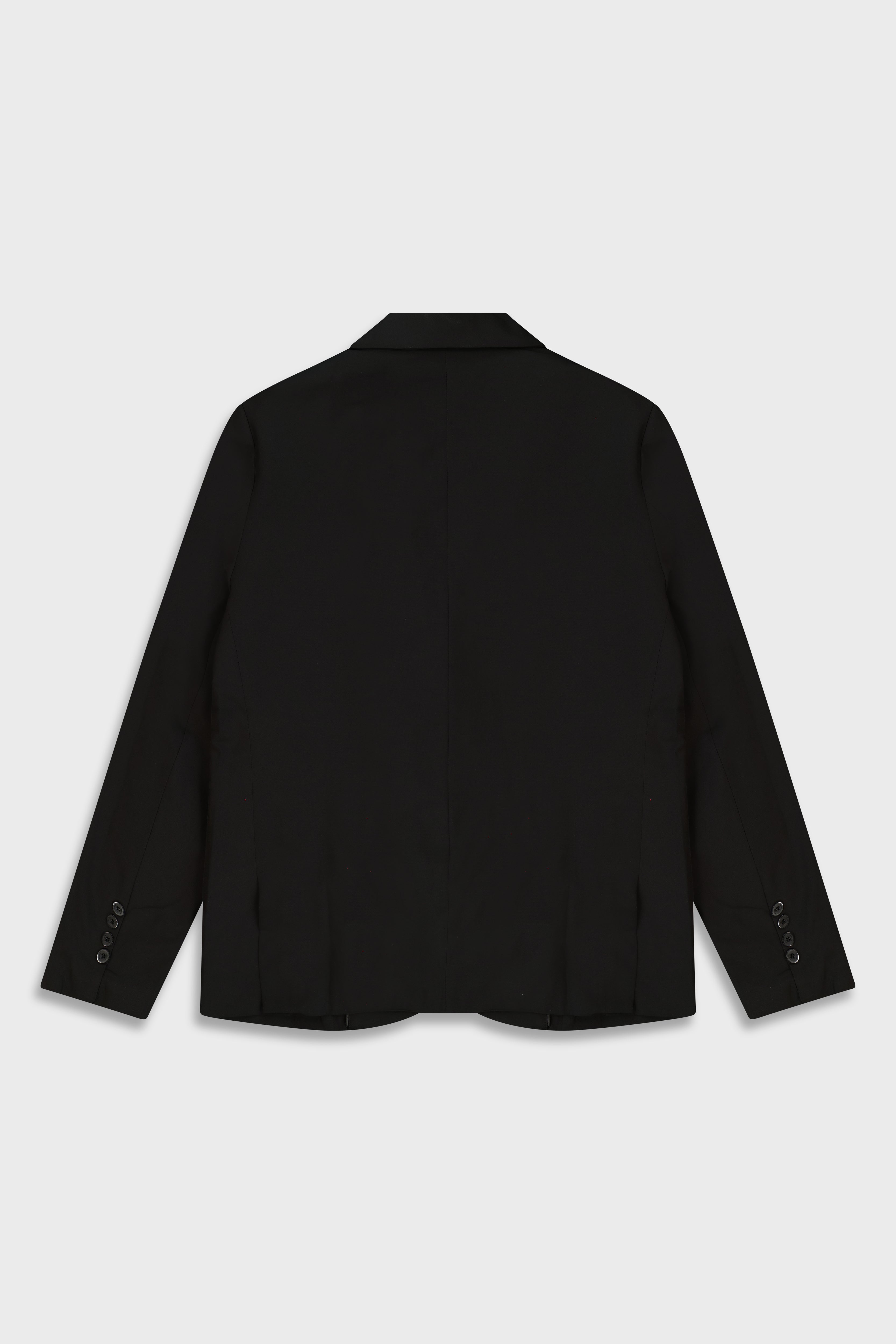 Black  Elastane 750 Suit Jacket