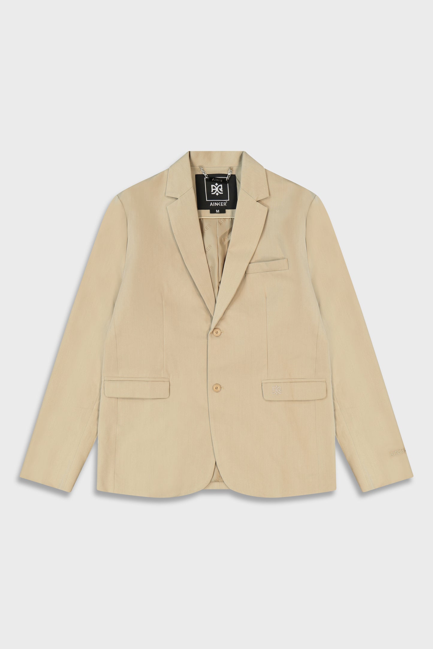 Off-White Elastane 750 Suit Jacket
