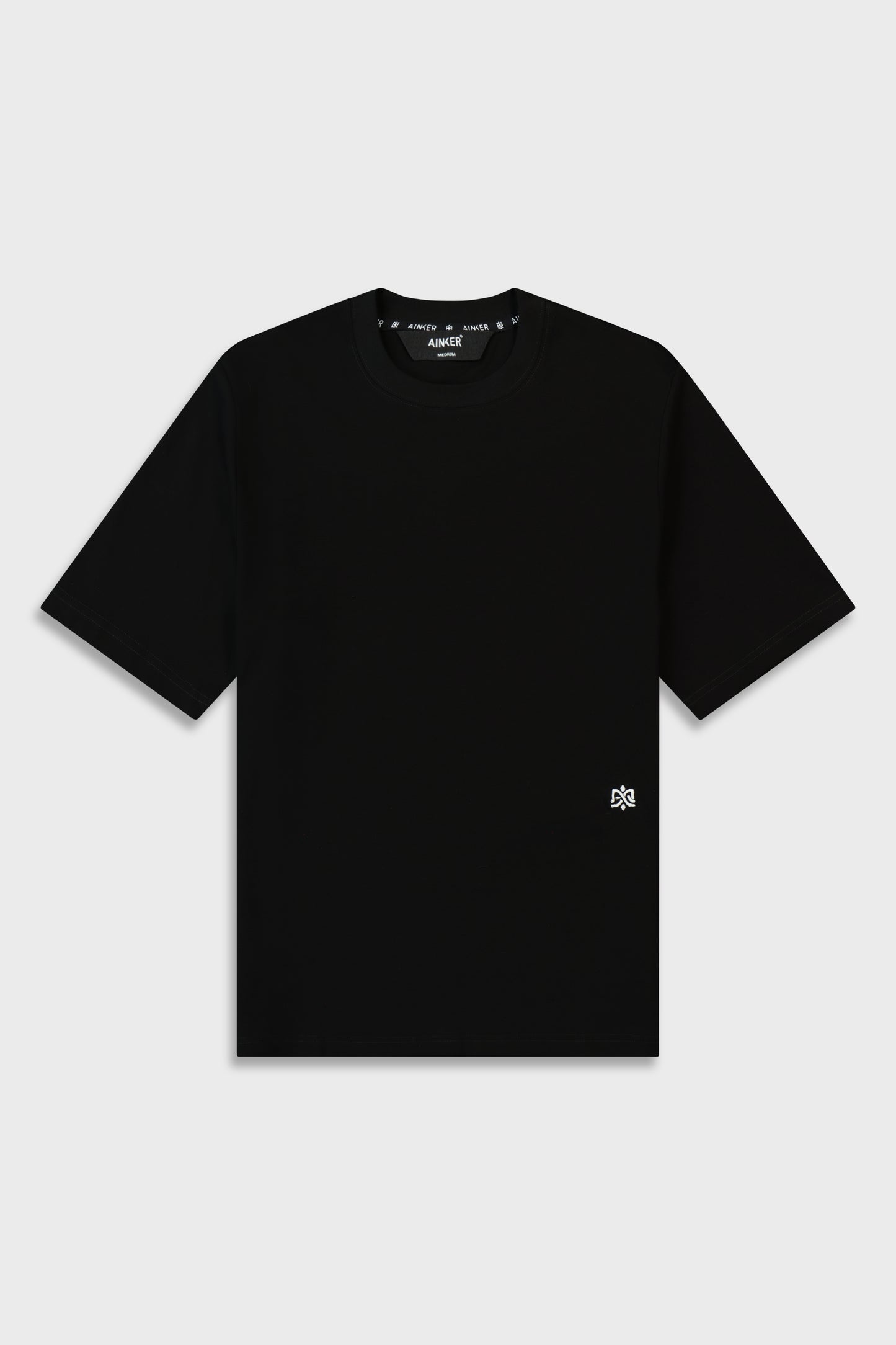 Mercerized 744 Black T-Shirt