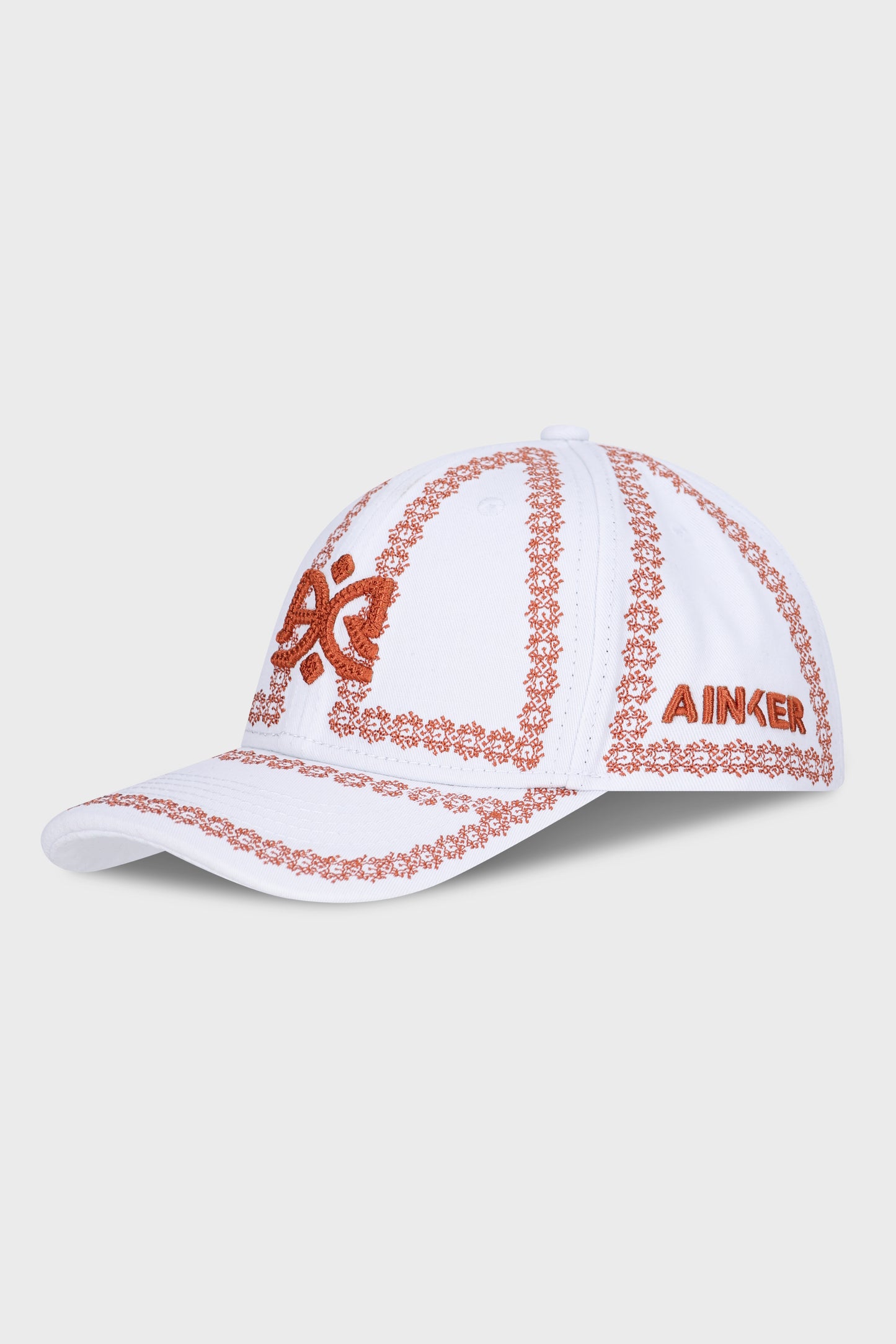 850 White/Orange Hat