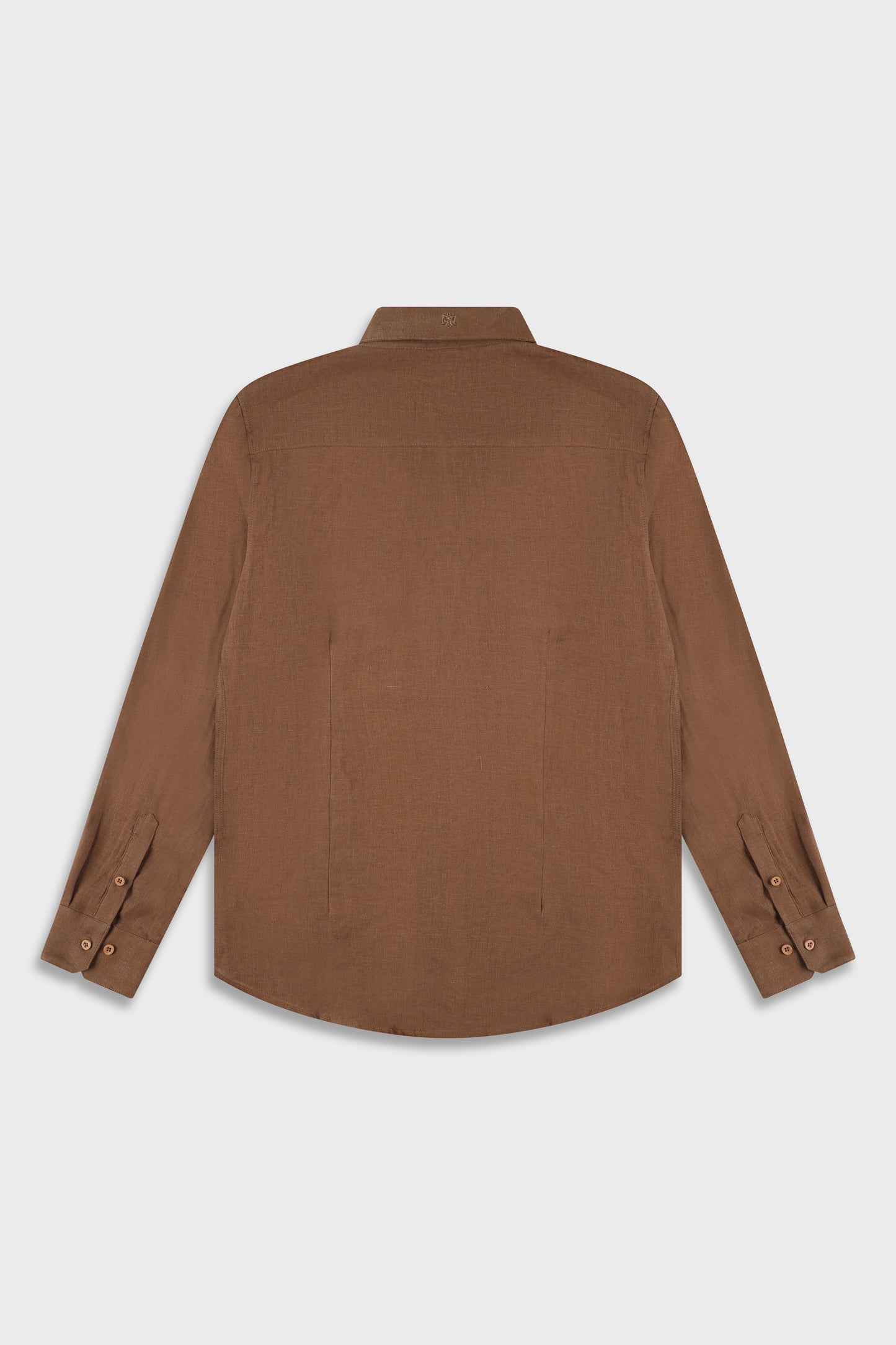 Linen Brown 777 Button Shirt