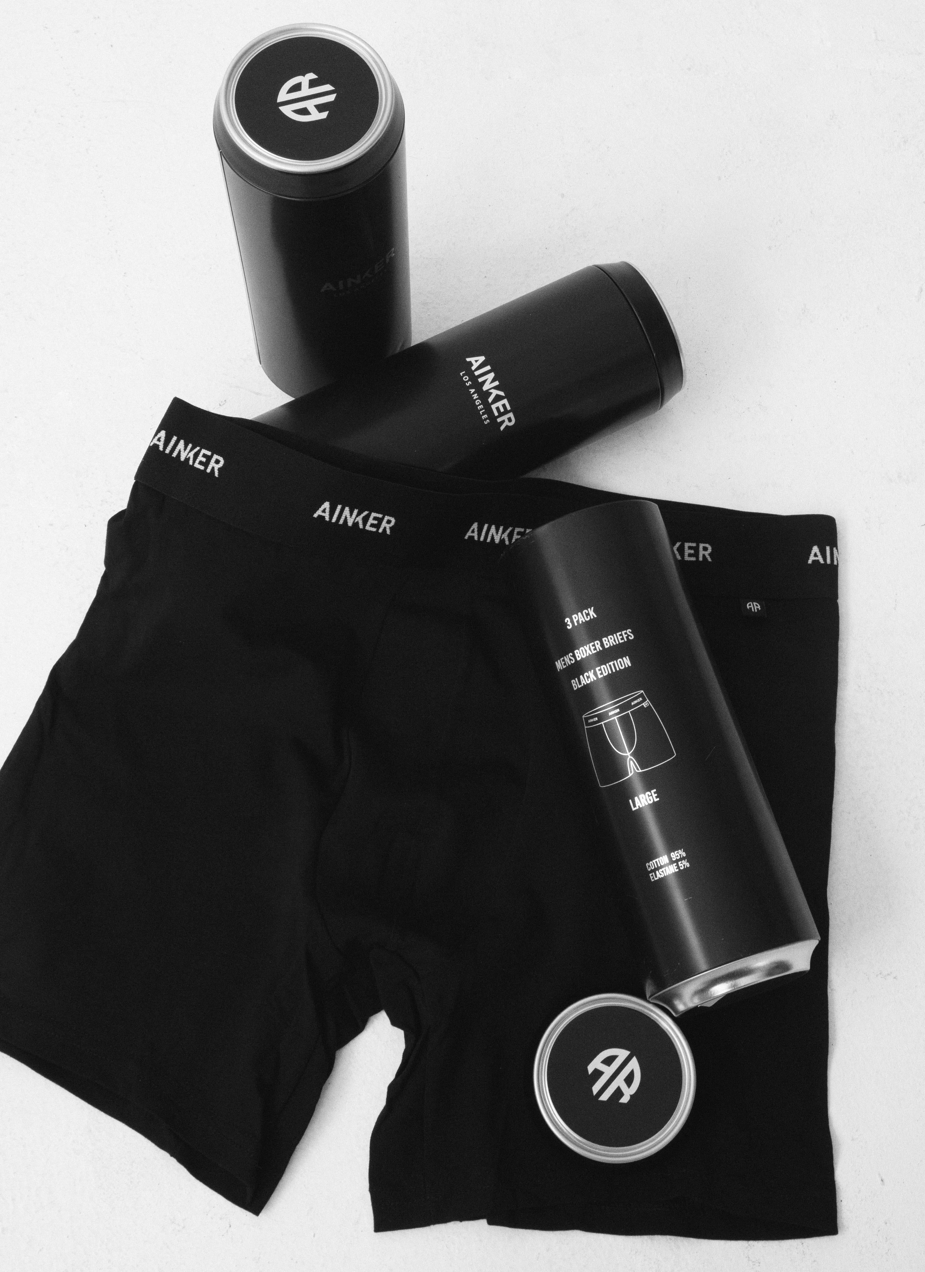 3 X Black Underwear