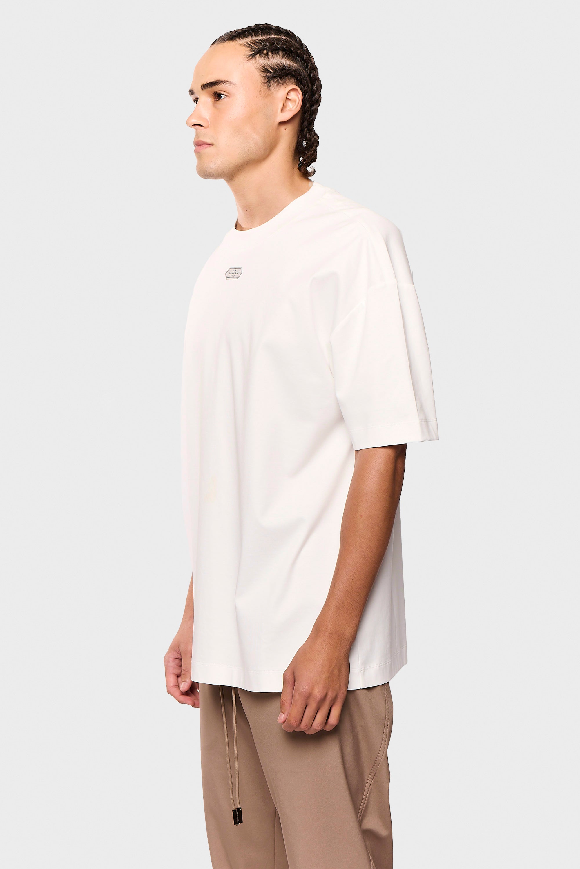 Mercerized 554 White T-Shirt