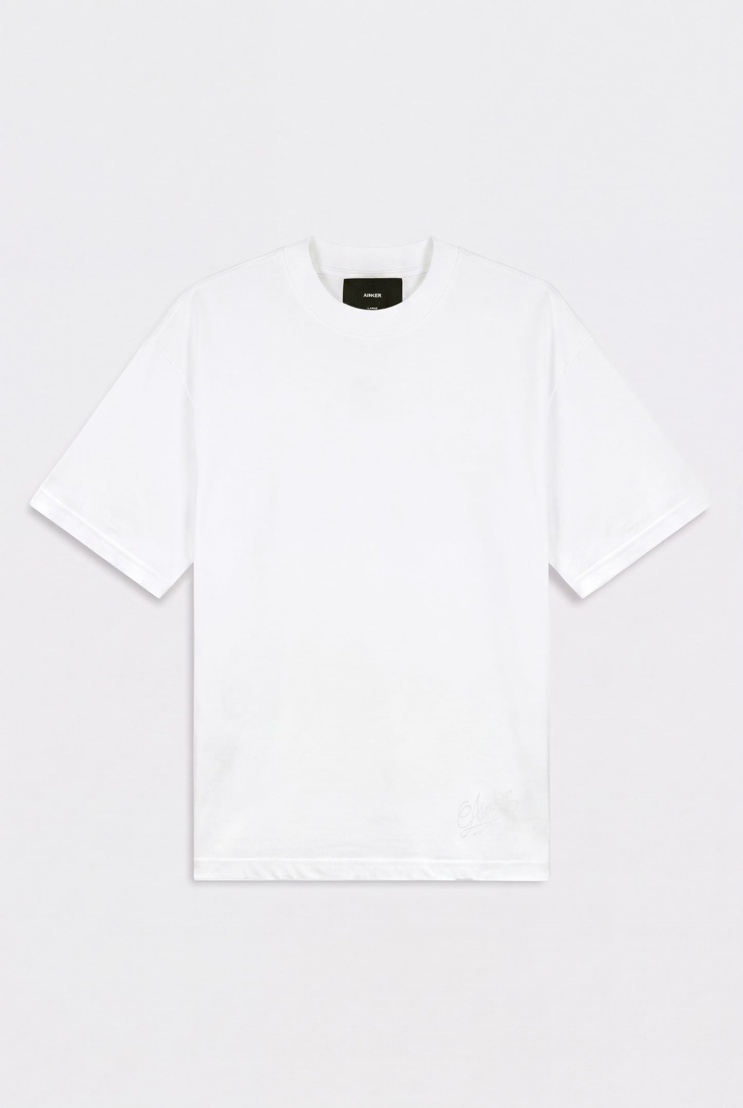 Mercerized 1005 White T-Shirt