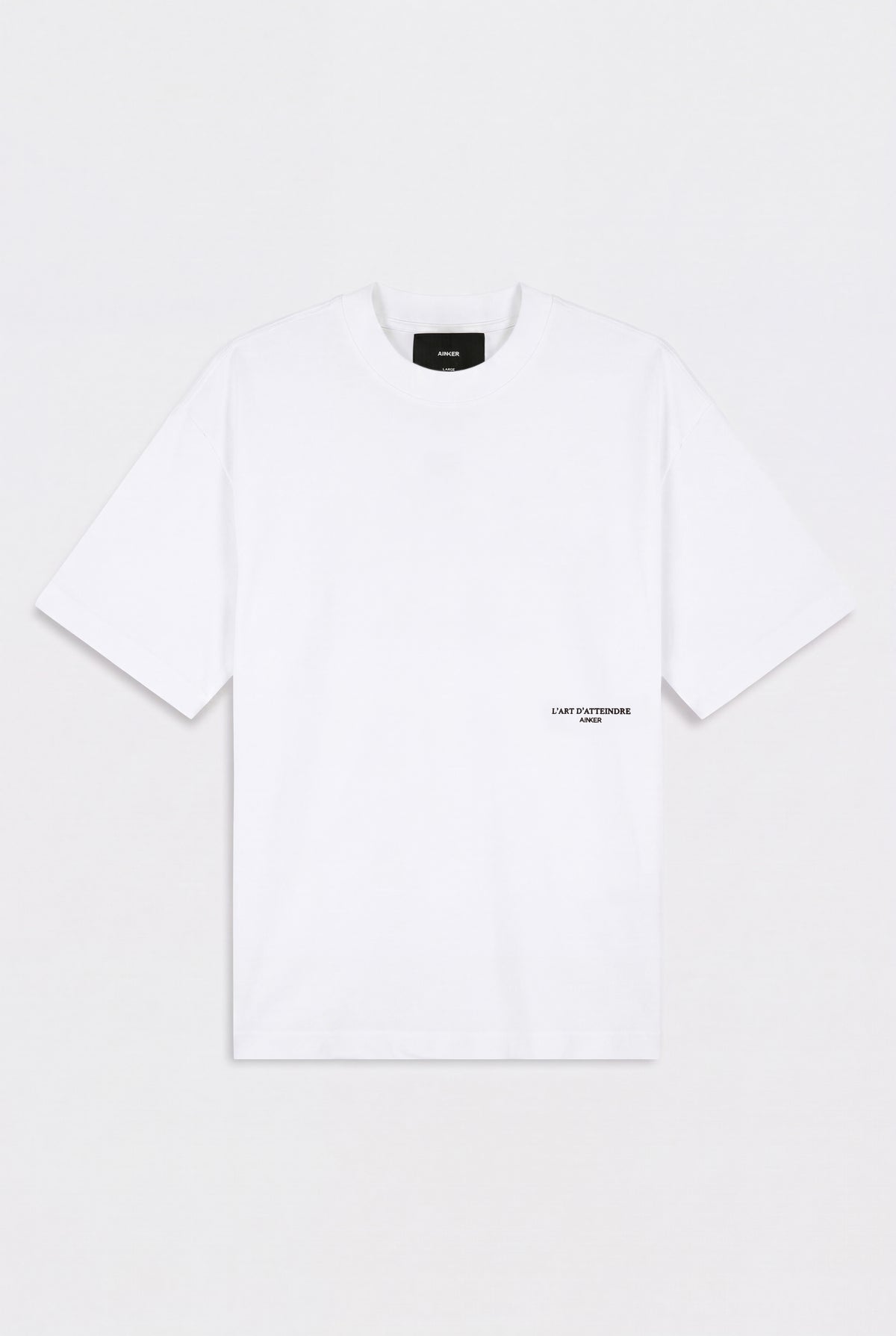 Mercerized 1132 White T-Shirt